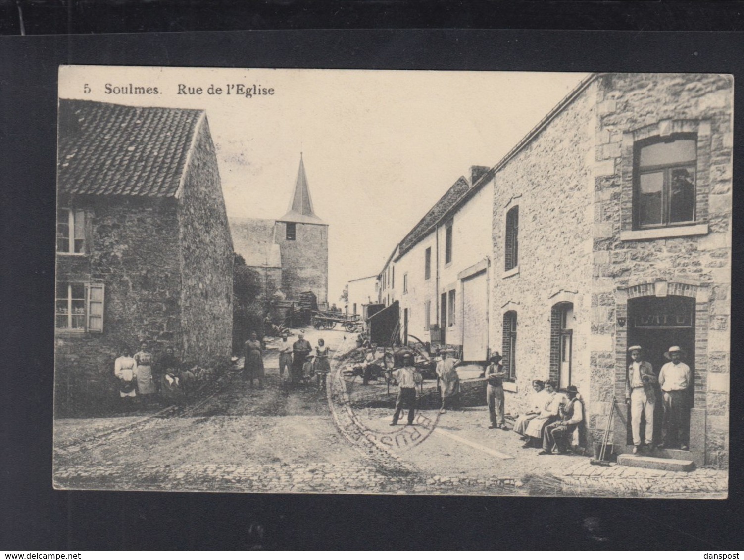 CP Soulmes Rue De L'Eglise 1913 - Doische