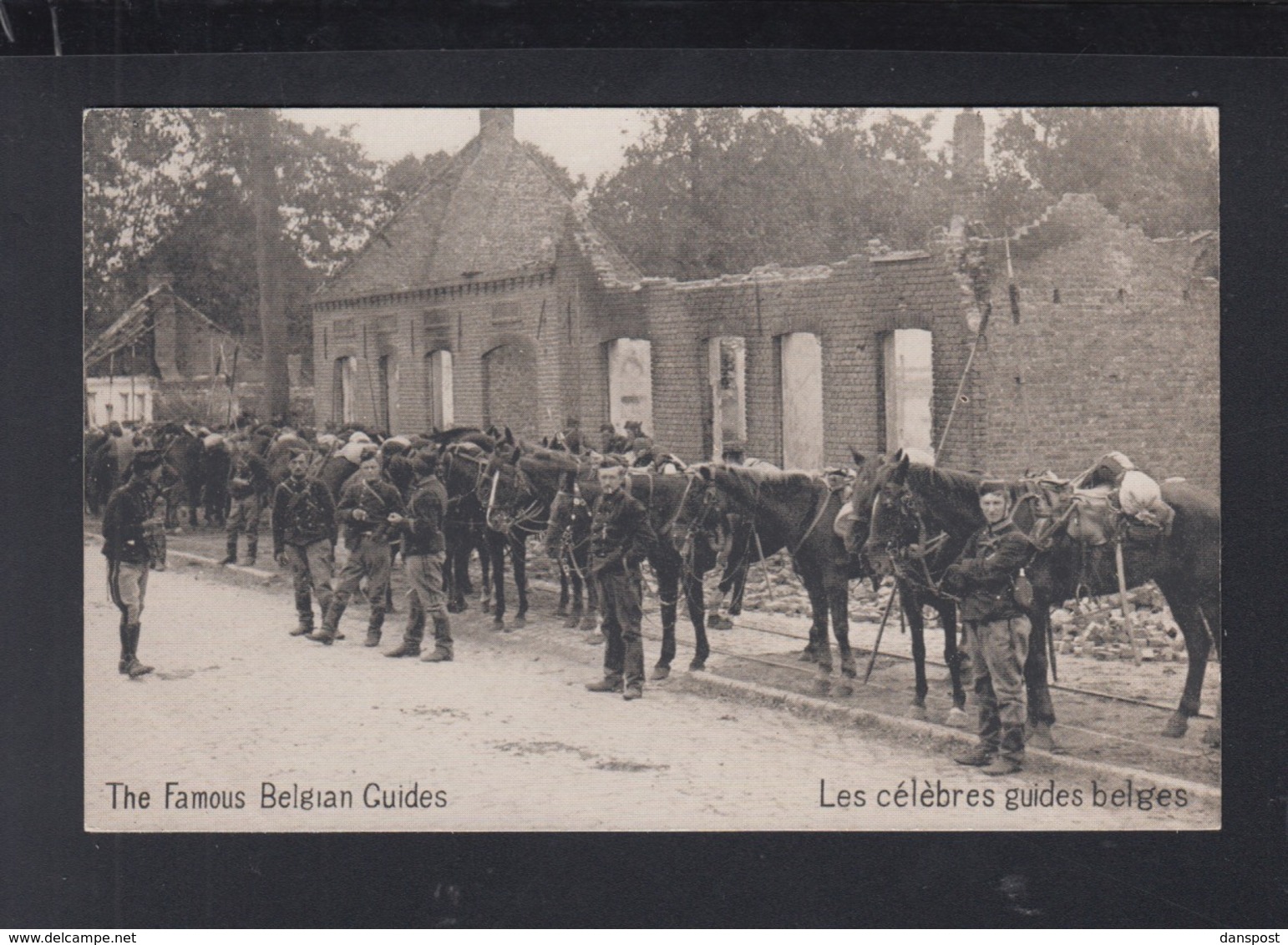 CP Les Celebres Guides Belges - Weltkrieg 1914-18