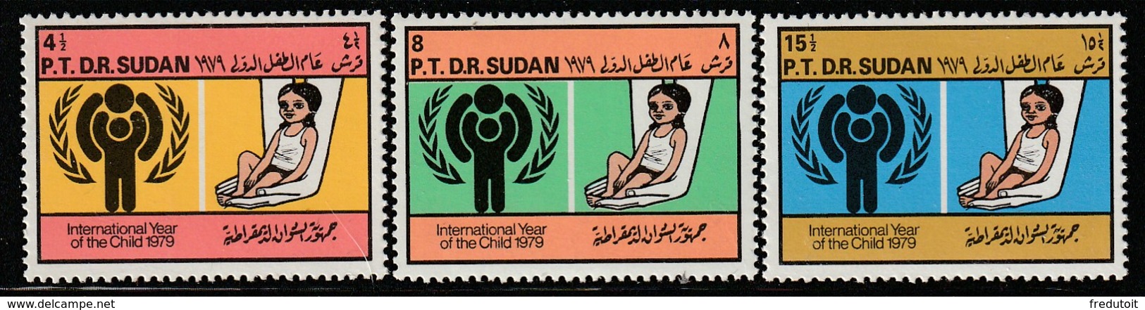 SOUDAN - N°320/22 ** (1980) Année Internationale De L'enfant - Soudan (1954-...)