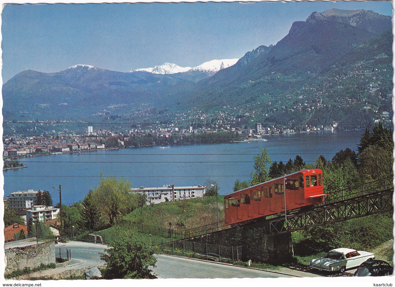 Lugano: MERCURY MONTEREY '60, VW 1200 KÄFER/COX - FUNICOLARE Lugano-San-Salvatore - Cog Railway - Toerisme