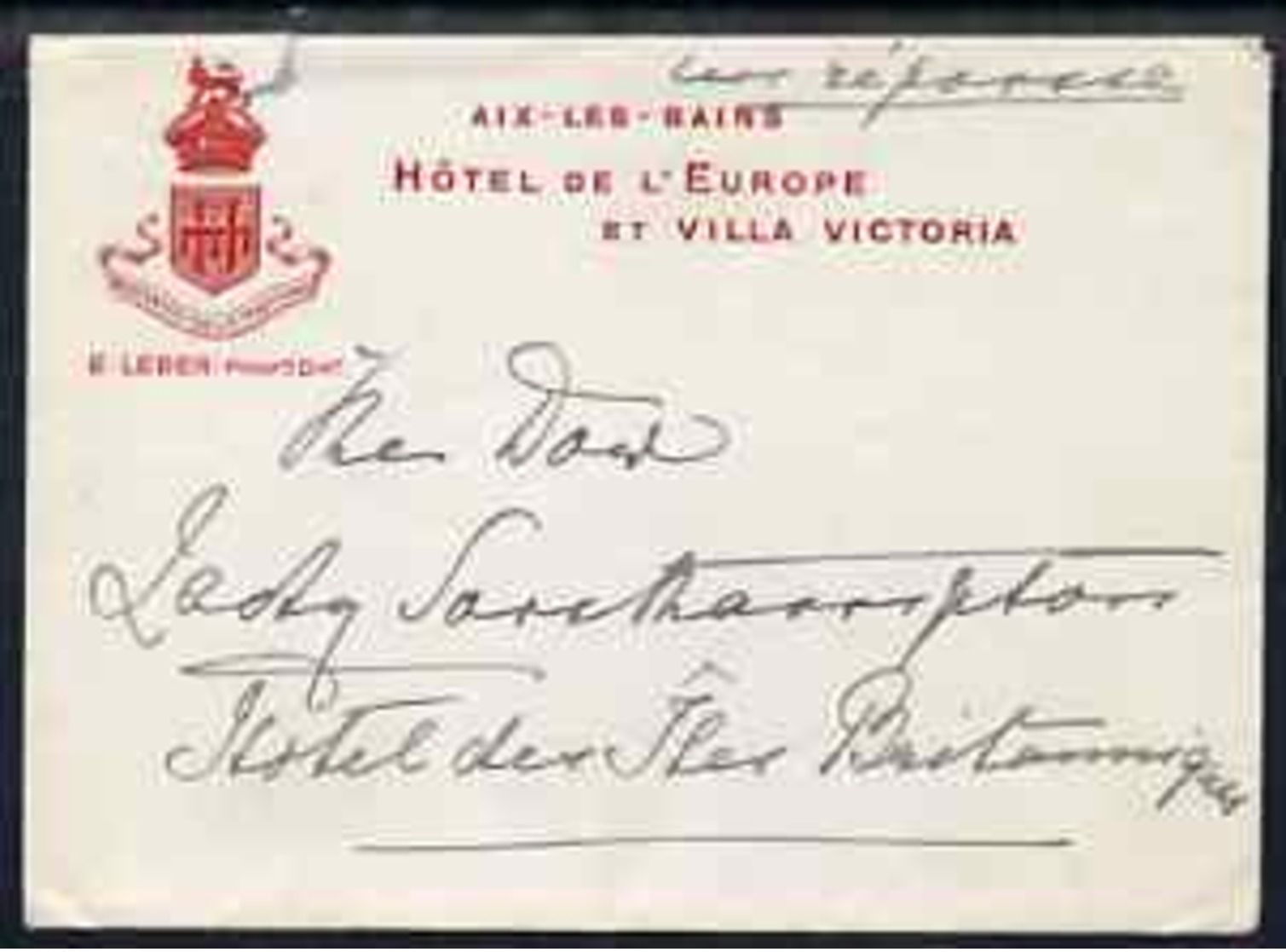 Great Britain 1907 Card From PRINCESS CHRISTIAN To The Lady Southampton Inviting Her To Share A Drive With Her... - Autres & Non Classés