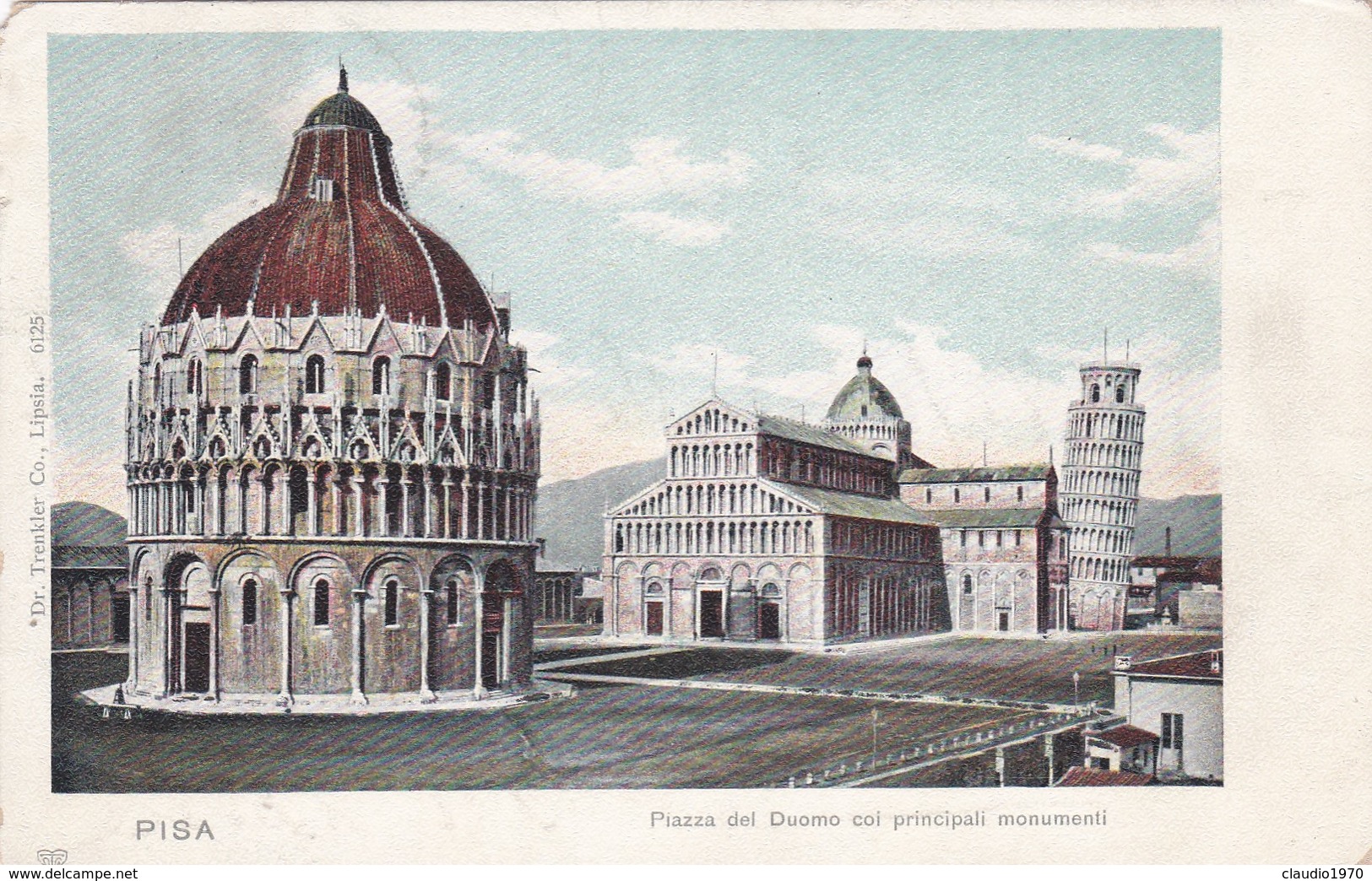 CARTOLINA - POSTCARD - PISA - PIAZZA DEL DUOMO COI PRINCIPALI MONUMENTI - Pisa