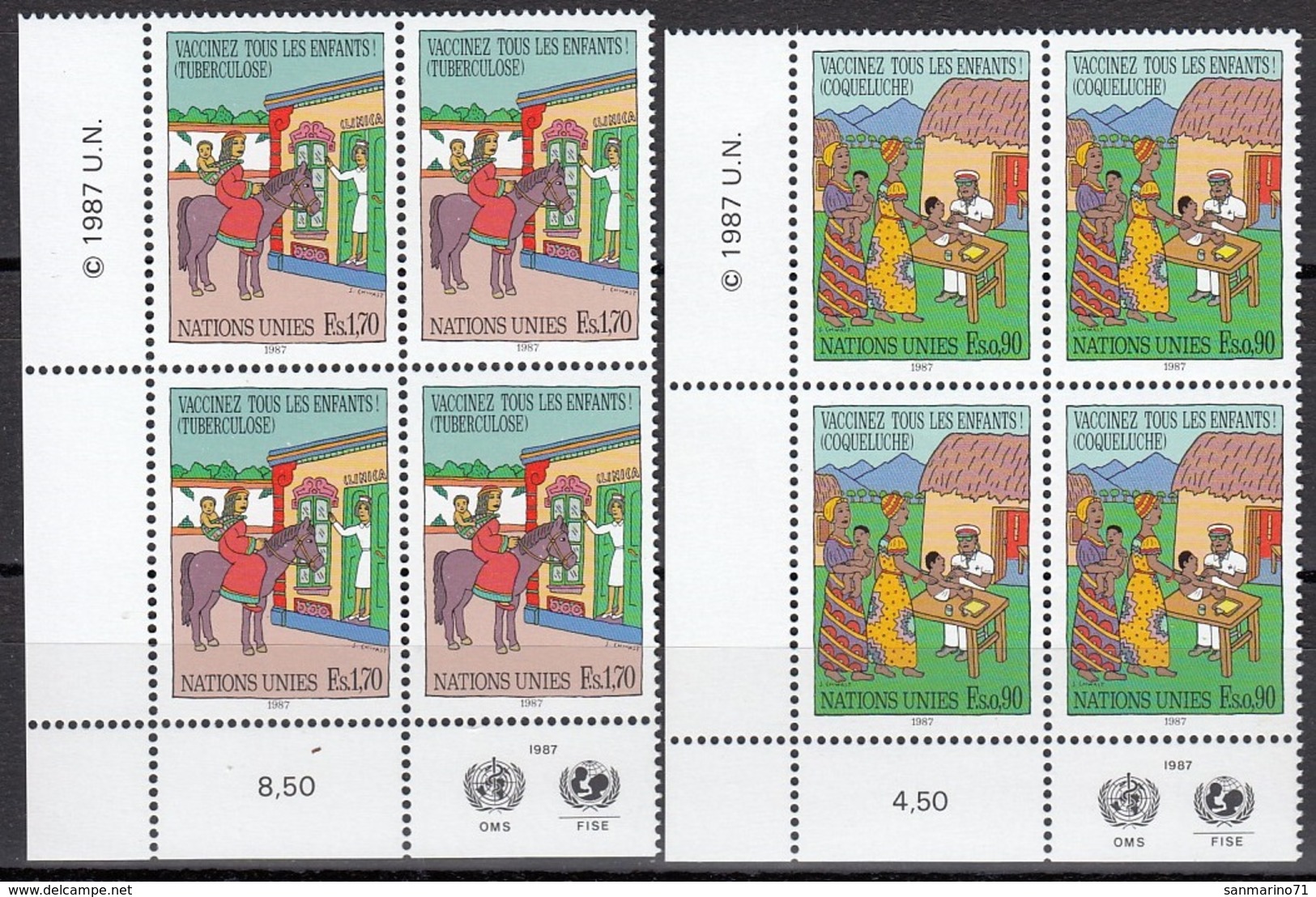 UNITED NATIONS Geneva 160-161,unused - Neufs