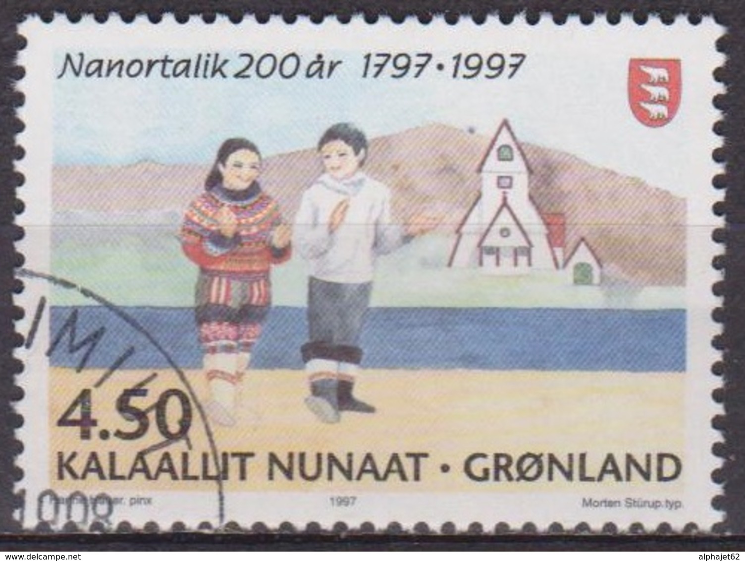 Ville De Nanortalik - GROENLAND - Couple Exécutant Une Danse Traditionnelle - N° 289 - 1997 - Oblitérés