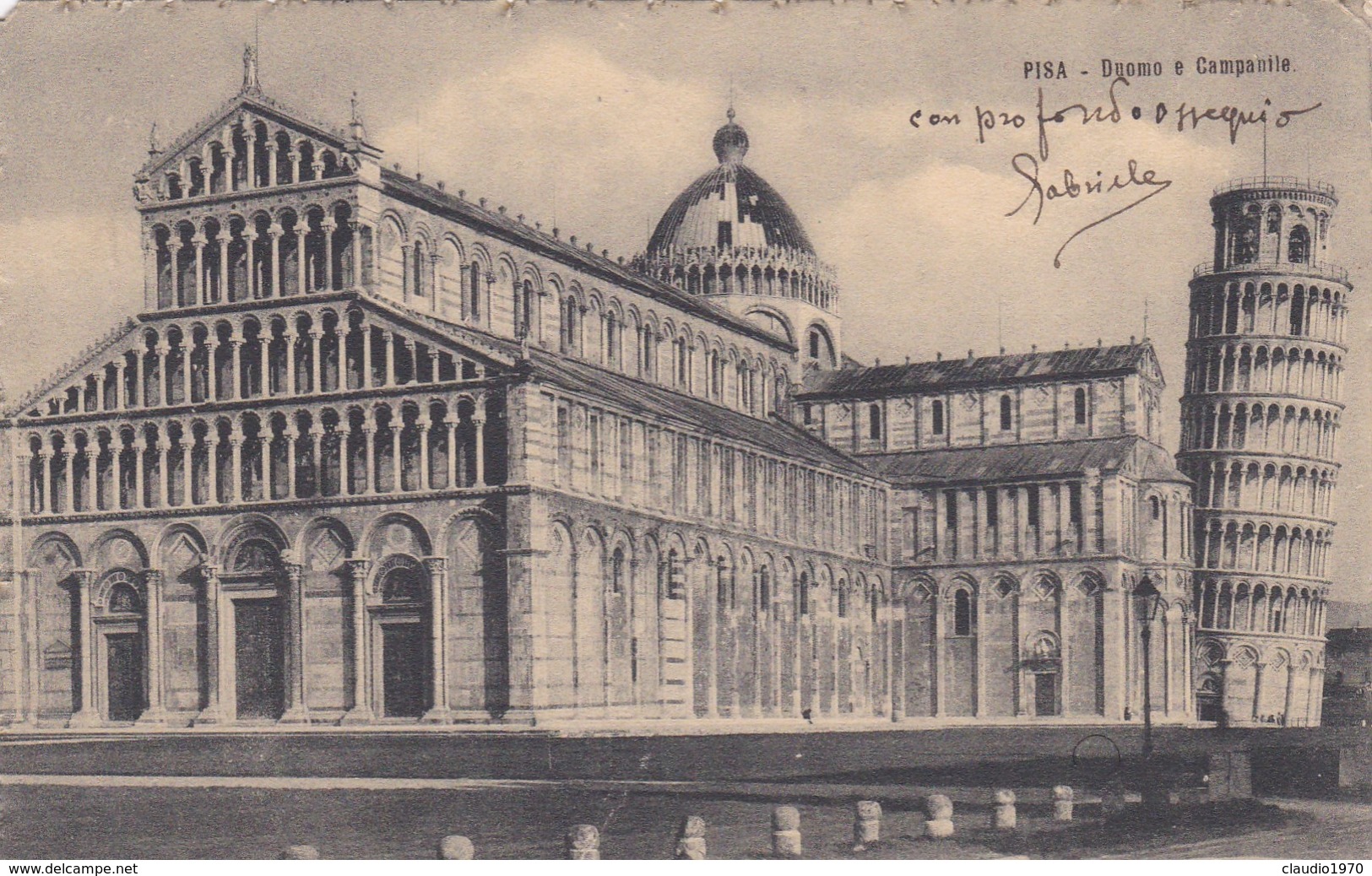 CARTOLINA - POSTCARD - PISA - DUOMO E CAMPANILE - Pisa