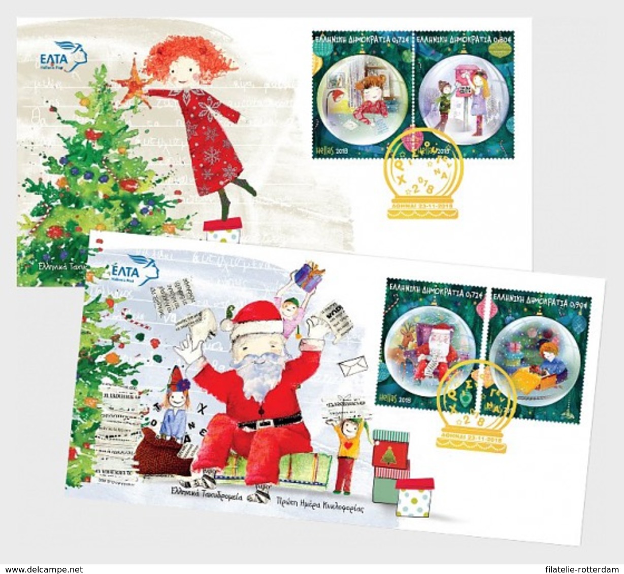 Griekenland / Greece - Postfris / MNH - FDC Kerstmis 2018 - Ungebraucht