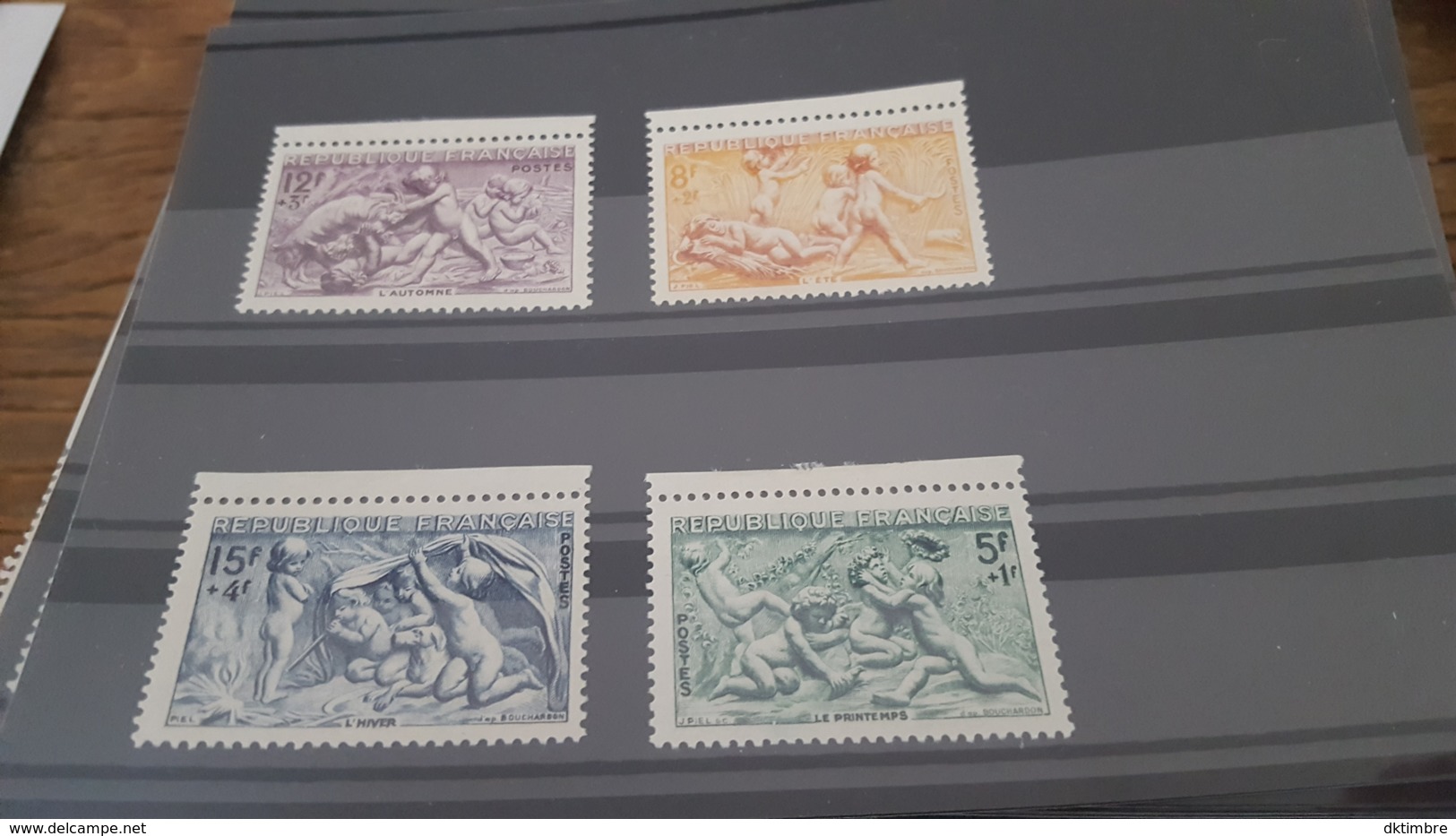 LOT 434987 TIMBRE DE FRANCE NEUF** LUXE N°859 A 862 - Unused Stamps