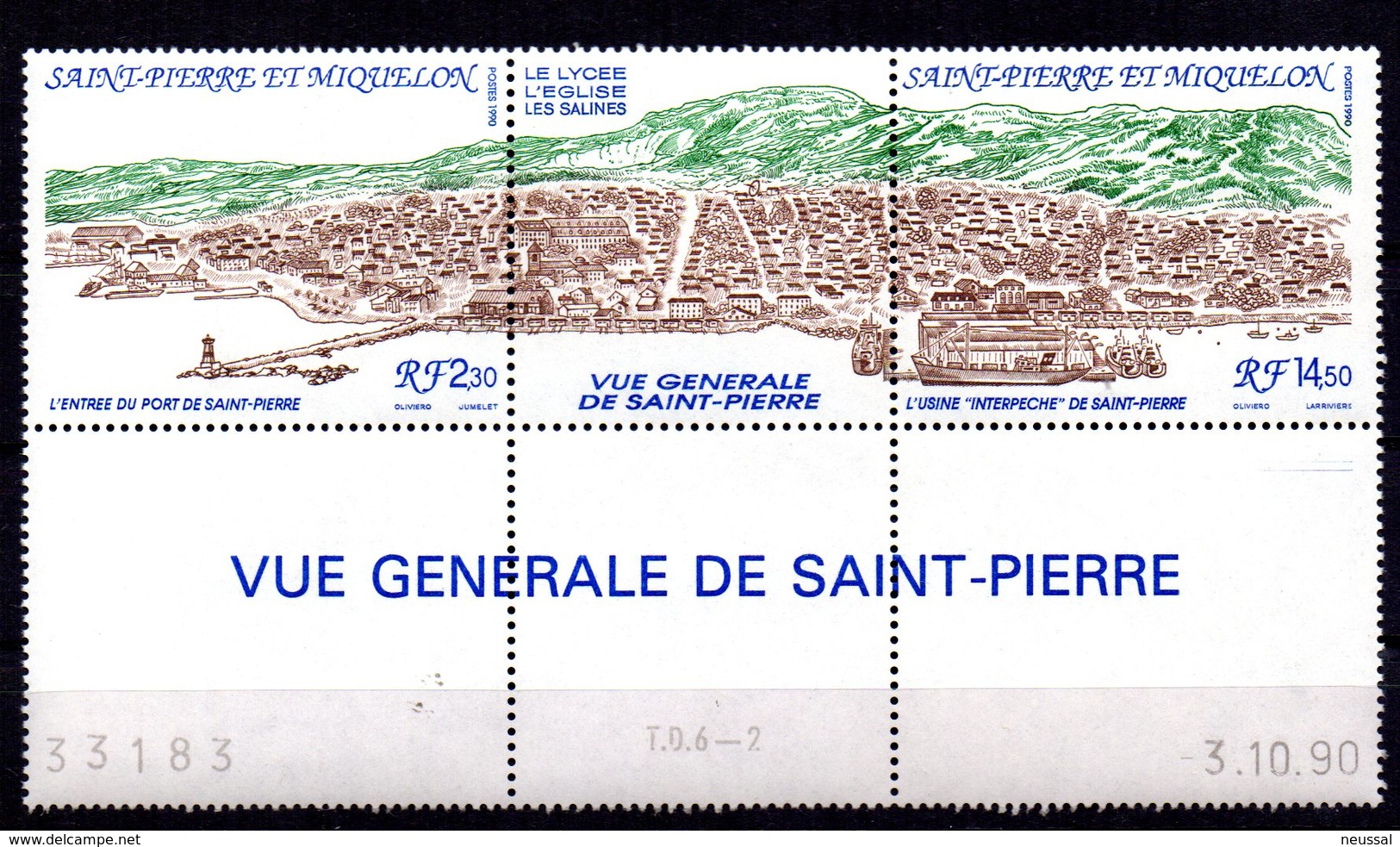 Sello Nº 530A  Saint Pierre Et Miquelon - Nuevos