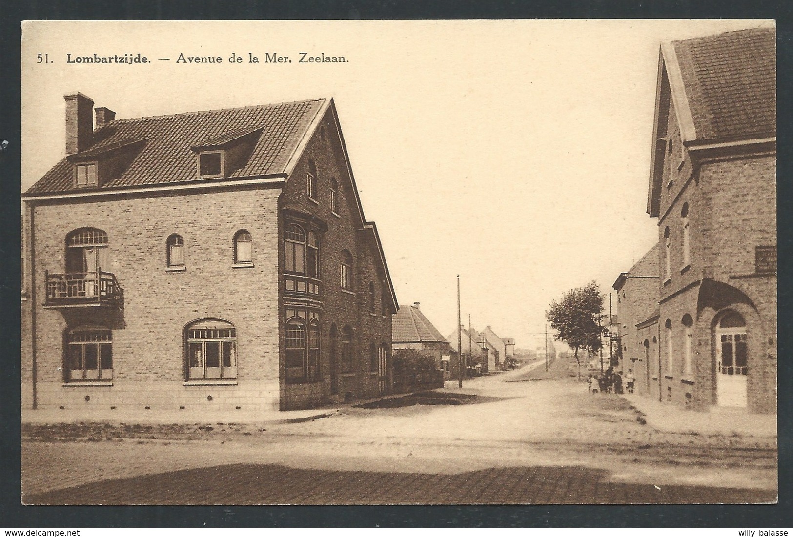 +++ CPA - LOMBARTZIJDE - LOMBARTZYDE - Avenue De La Mer - Zeelaan  // - Middelkerke