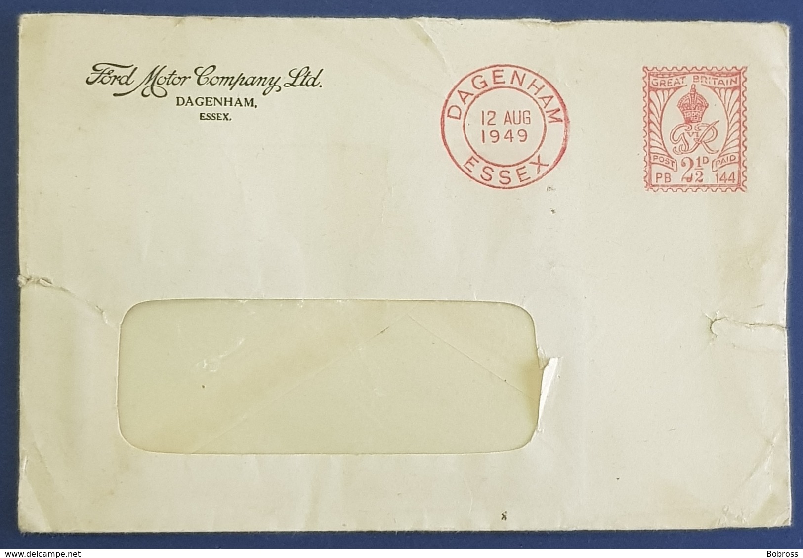 1949 Covers, Ford Motor Company LTD, Dagenham, Essex, Great Britain - Lettres & Documents