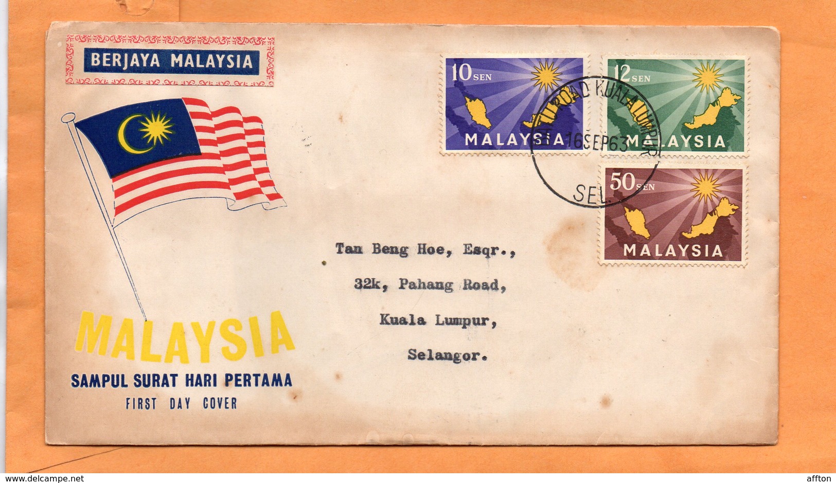 Malaysia 1963 FDC - Malesia (1964-...)