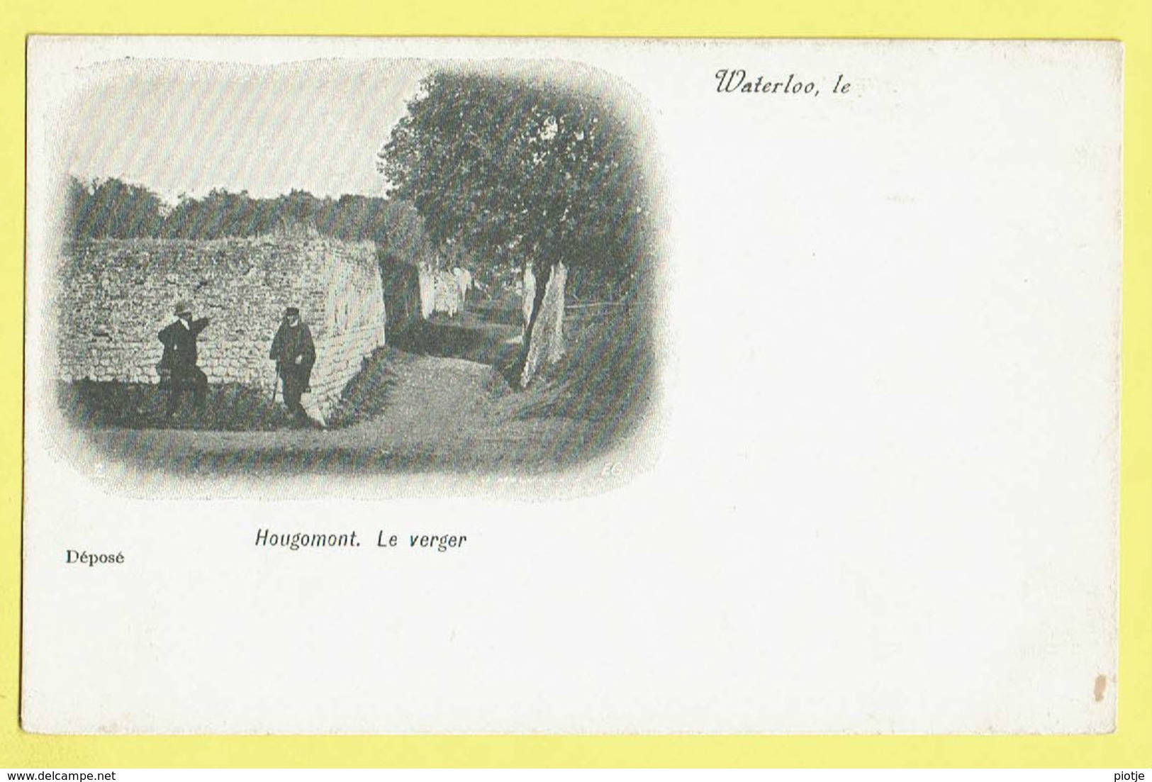 * Waterloo (Waals Brabant - Brabant Wallon) * (Déposé) Hougomont, Le Verger, Vieille Carte, Very Old, Ferme, Farm, TOP - Waterloo