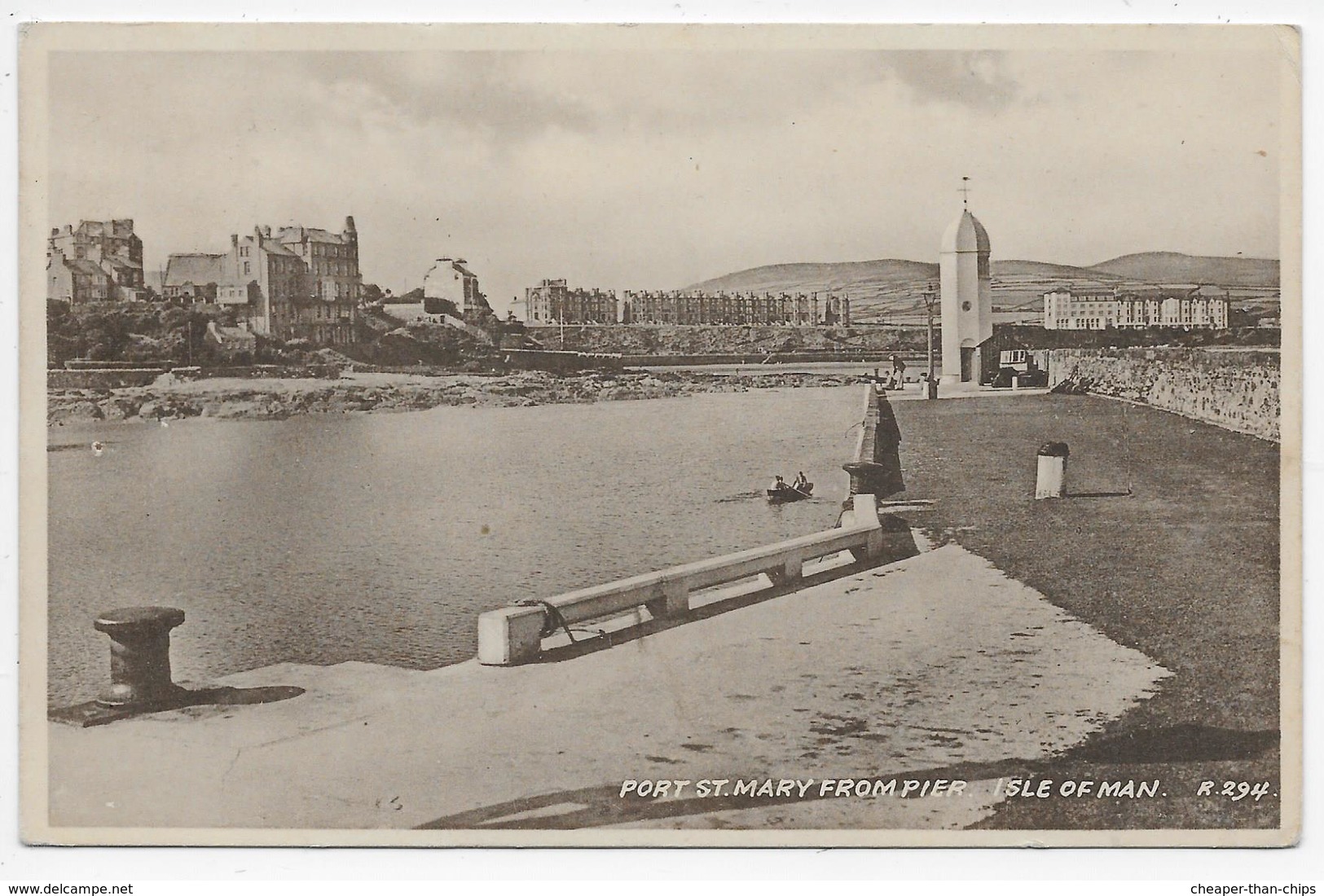Port St Mary From The Pier, Isle Of Man. - Valentine  Sepiatype R 294 - Isle Of Man