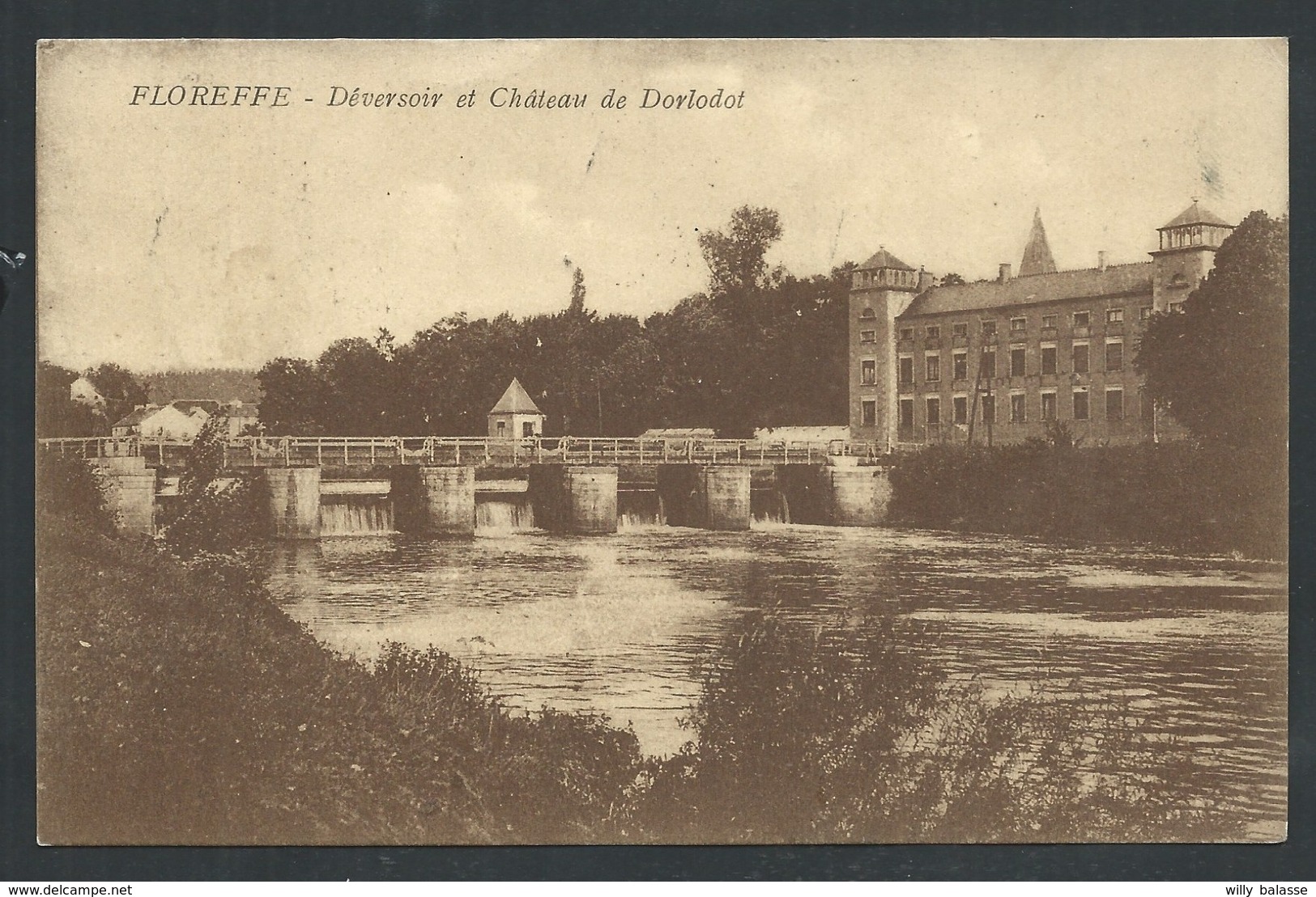 +++ CPA - FLOREFFE - Déversoir Et Château De Dorlodot - Cachet Timbre Taxe  // - Floreffe