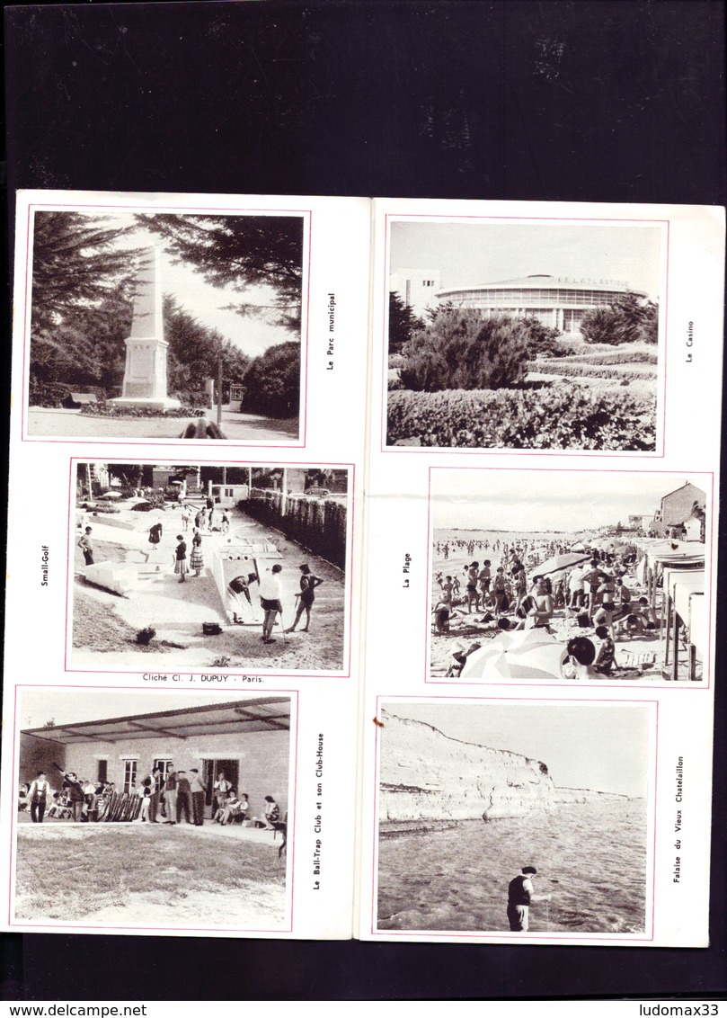 Ancien Depliant Touristique Avec Photos Chatelaillon Plage - Toeristische Brochures