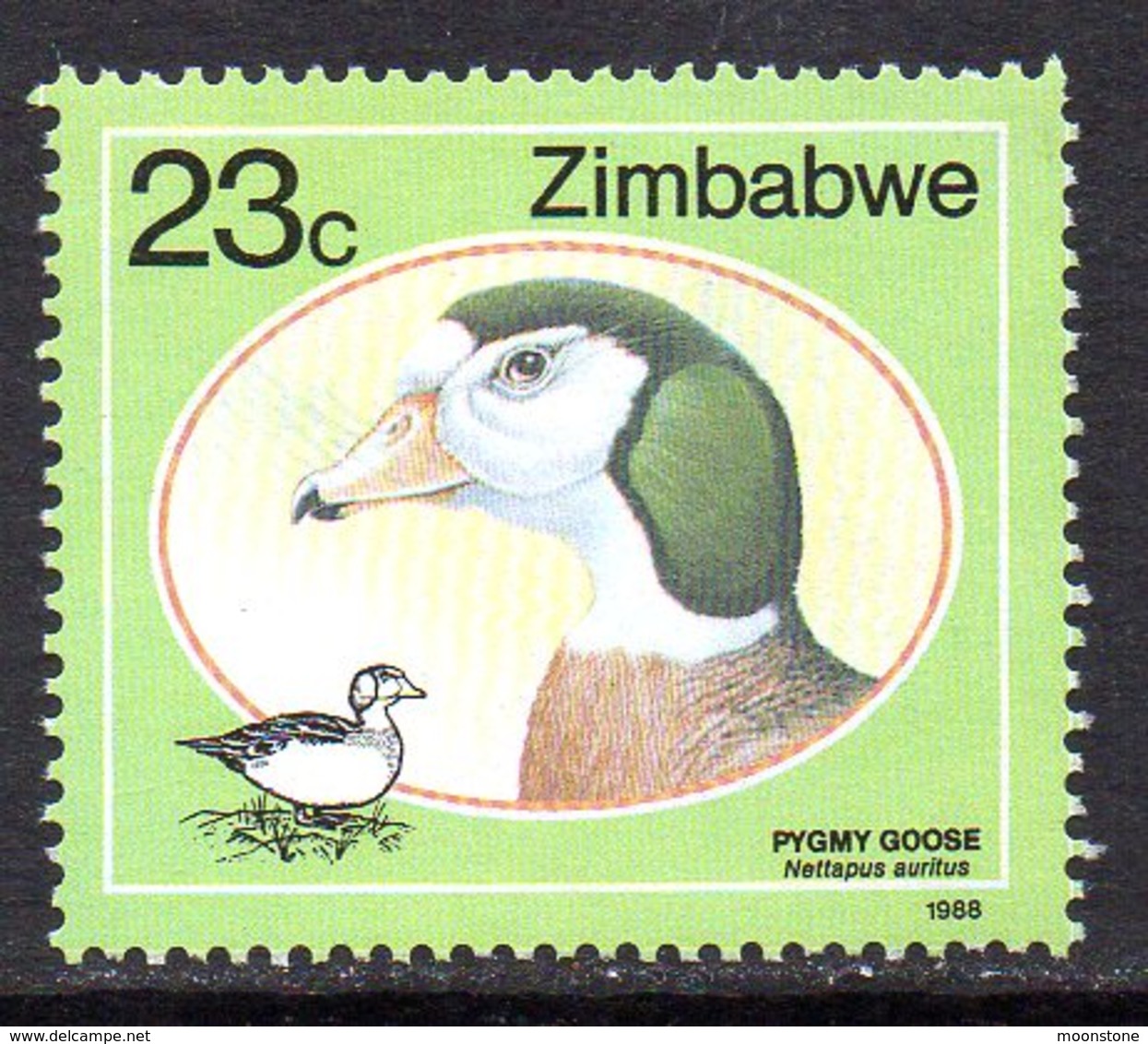 Zimbabwe 1988 Wild Ducks 23c Value, MNH, SG 741 (BA2) - Zimbabwe (1980-...)