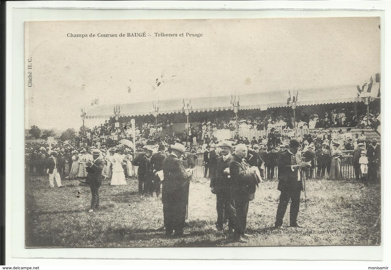 Baugé, Champs De Course, Pesage , Animée,(port + Frais TTc 1,30 En + - Autres & Non Classés