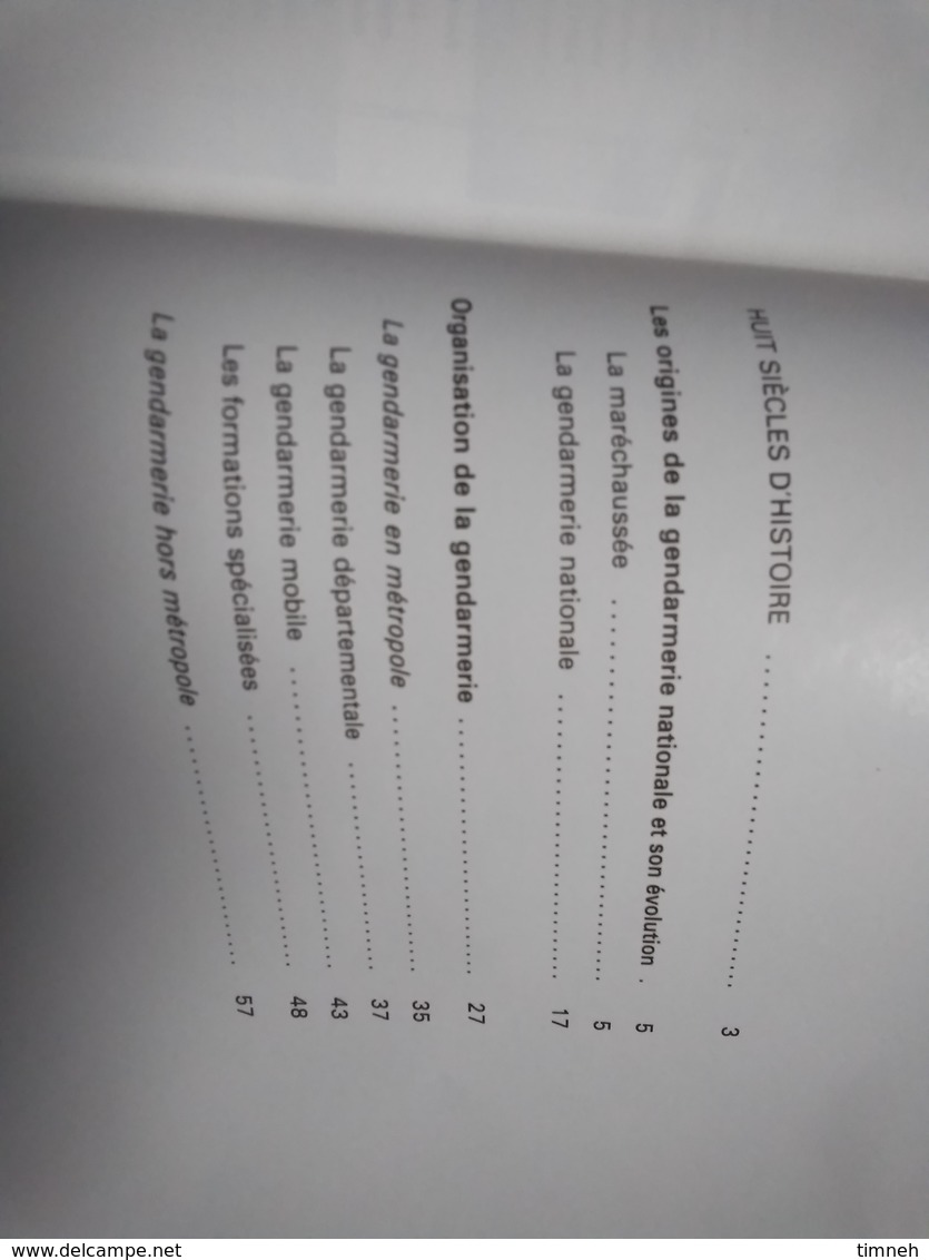 GENDARMERIE NATIONALE  - Maréchaussée Et Gendamerie -  Livret 63 Pages - Vers 1980? - Français