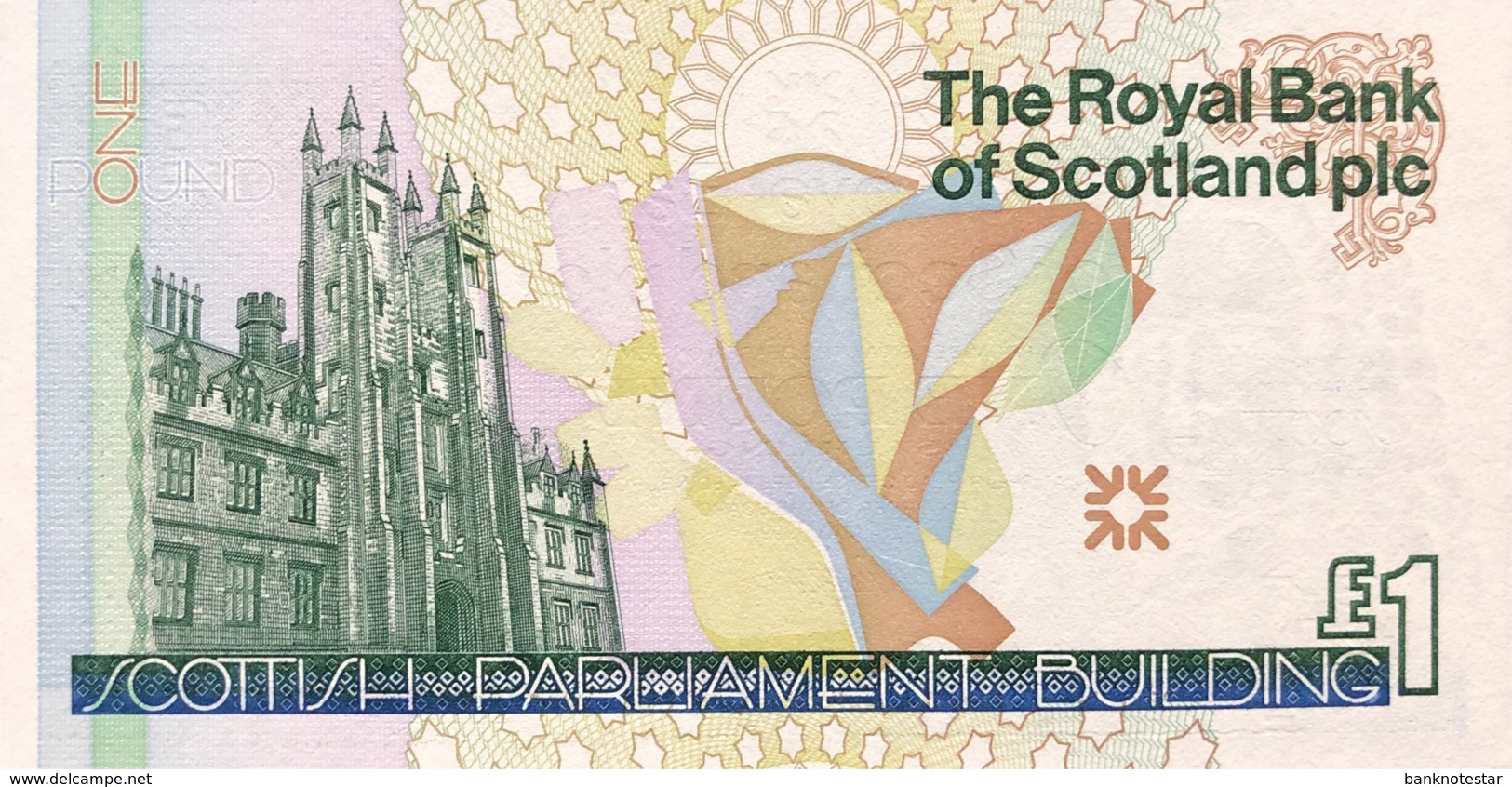 Scotland 1 Pound, P-360 (12.5.1999) - UNC - Scottish Parliament Banknote - 1 Pound