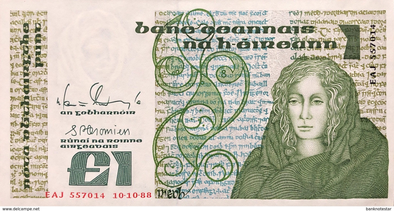 Ireland 1 Pound, P-70d - UNC - Irland