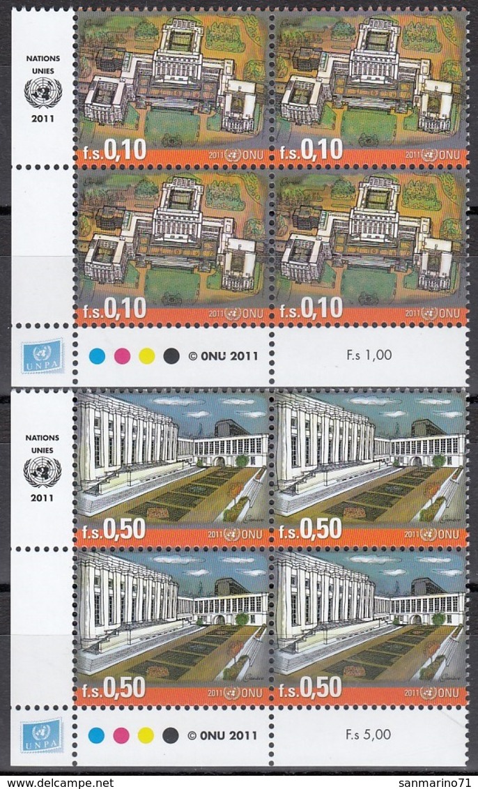 UNITED NATIONS Geneva 741-742,unused - Neufs