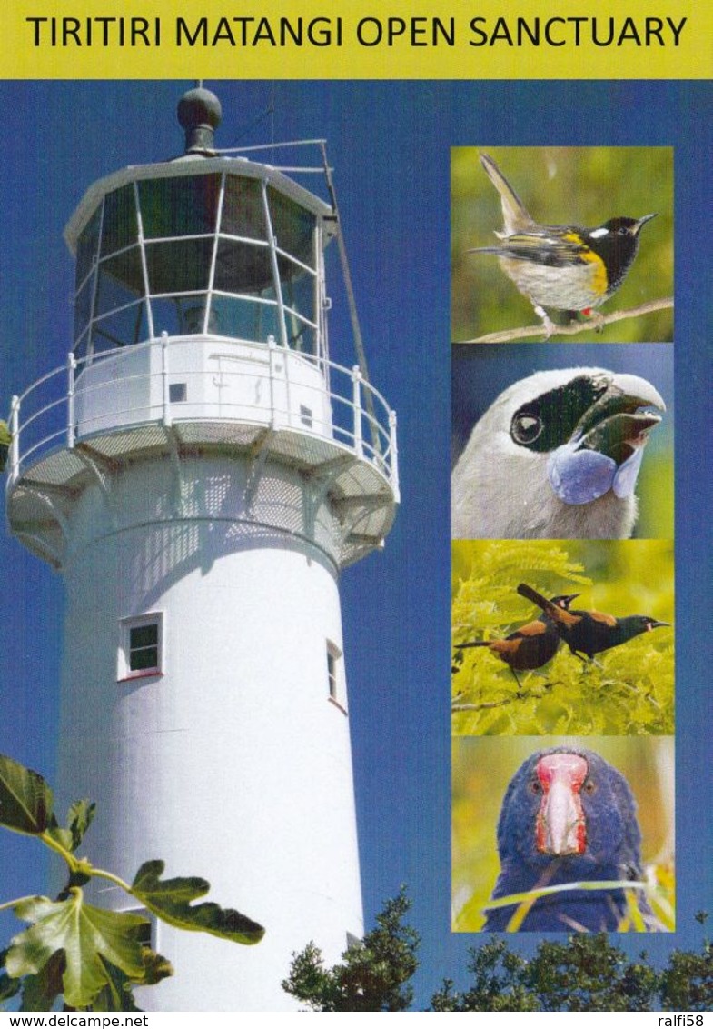 1 AK New Zealand * Tiritiri Matangi Island - Leuchtturm Und Sehr Seltene Vögel * Die Insel Liegt Im Hauraki Gulf * - Nueva Zelanda