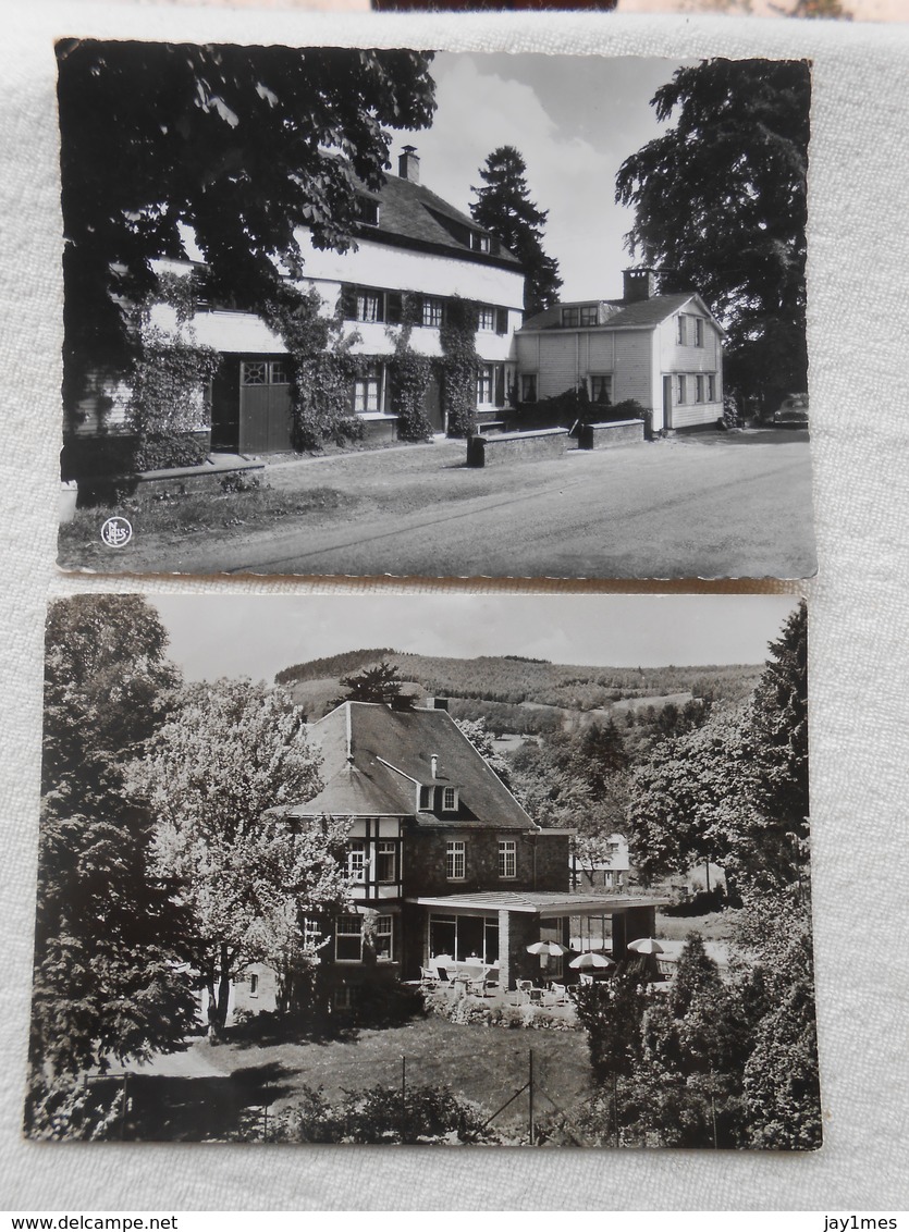 2 Cpa Stavelot Restaurant Val D'amblève  La Bicoque - Stavelot