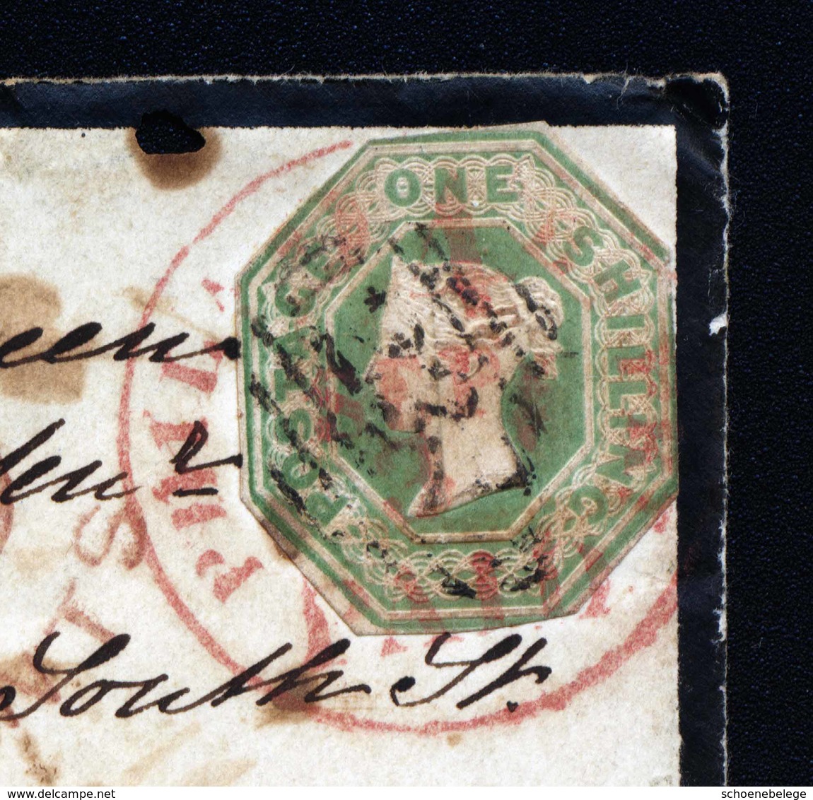 A5773) UK Grossbritannien Brief 1856 M. Mi.7 N. Philadelphia / USA - Briefe U. Dokumente