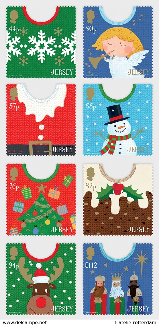 Jersey -  Postfris / MNH - Complete Set Kerstmis 2018 - Jersey