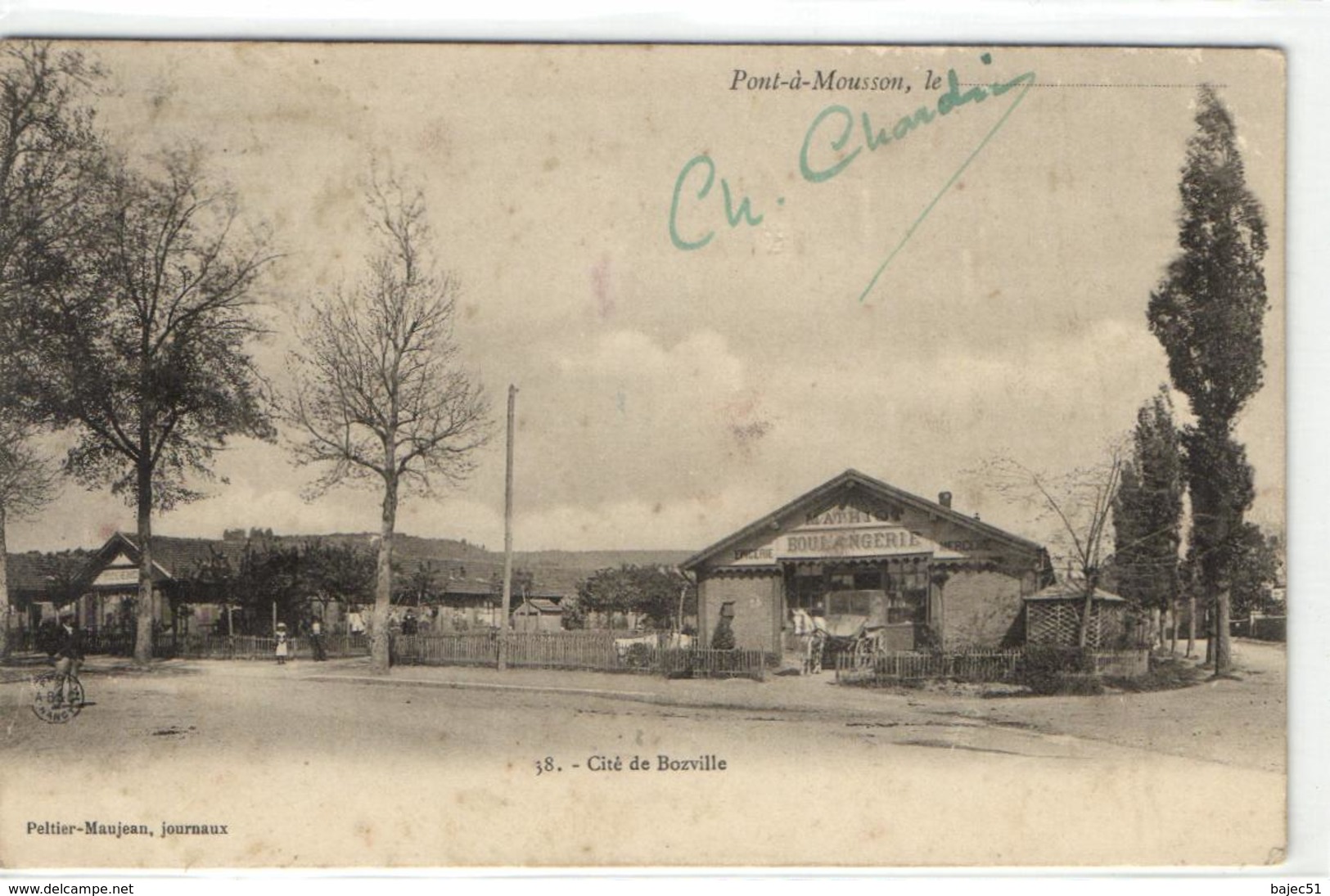 1 Cpa Pont à Mousson - Cité De Bozville "pionnière" - Pont A Mousson