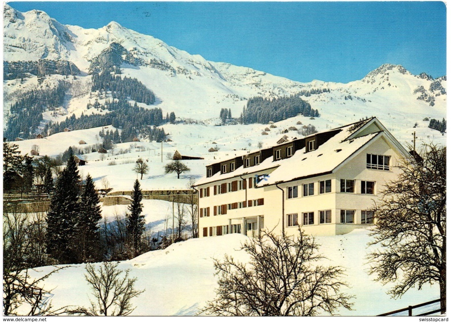 AMDEN Skigebiet Mattstock Jugendheim Schwendihus - Amden