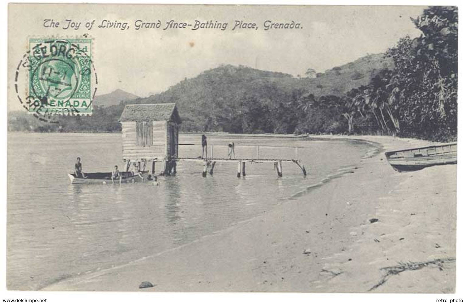 Cpa Antilles - Grenada / Grenade - The Joy Of Living, Grand Ance-Bathing Place - Grenada