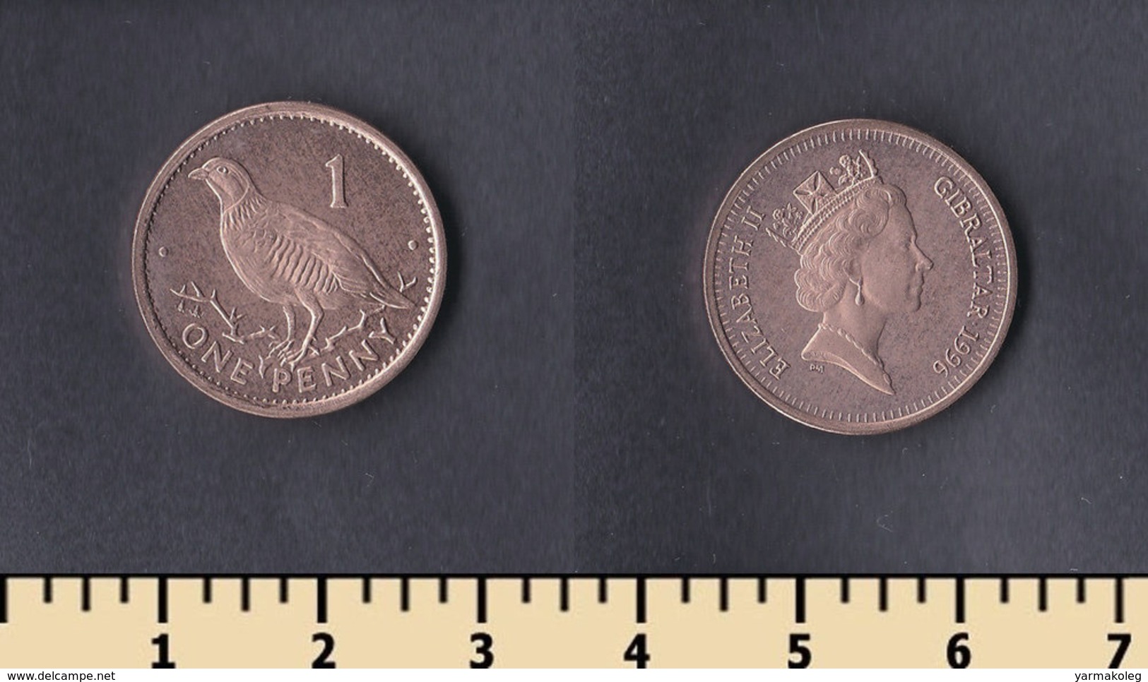 Gibraltar 1 Penny 1996 - Gibraltar