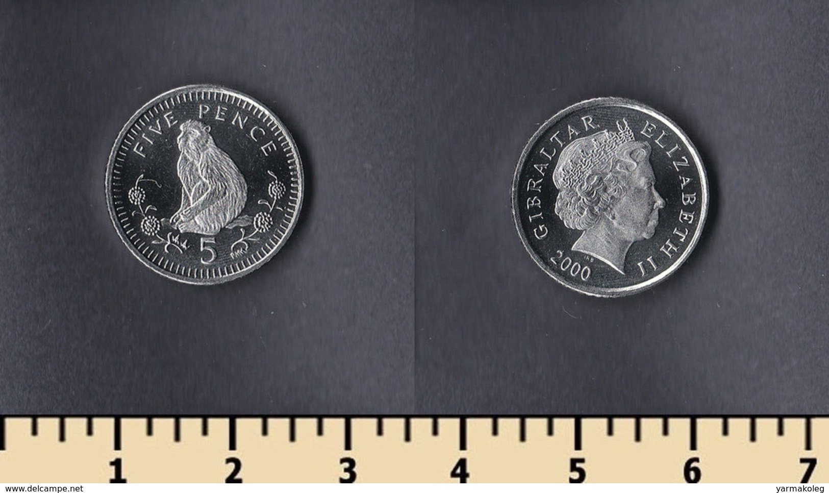 Gibraltar 5 Pence 2000 - Gibraltar