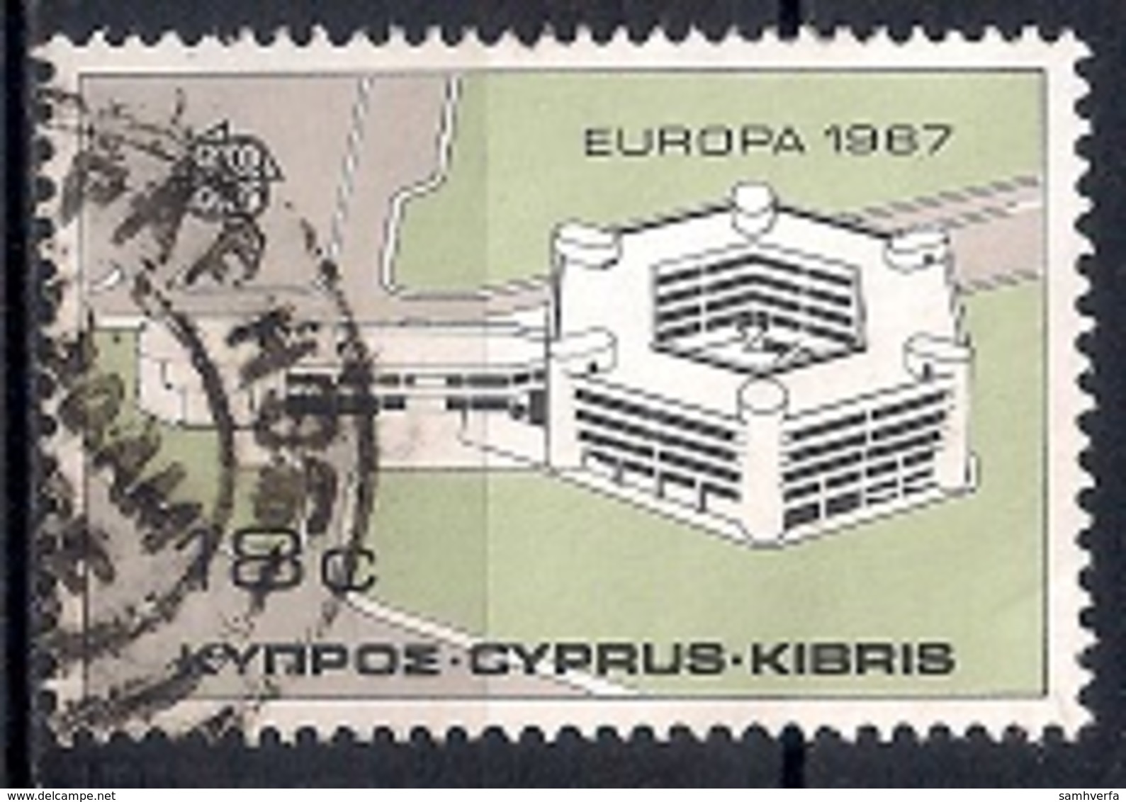 Cyprus 1987 - EUROPA Stamps - Modern Architecture - Usados