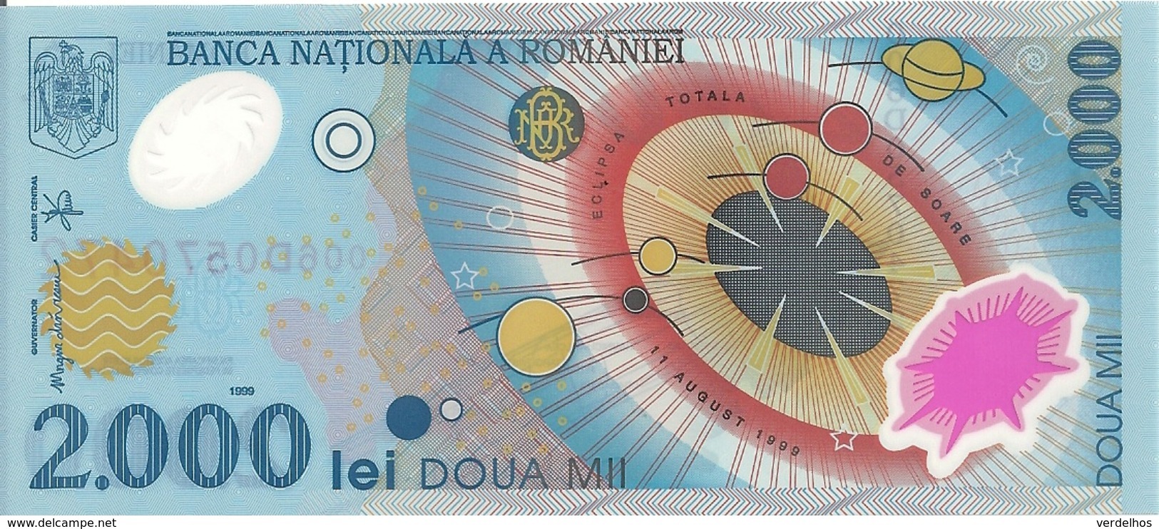 ROUMANIE 2000 LEI 1999 UNC P 111 - Roumanie