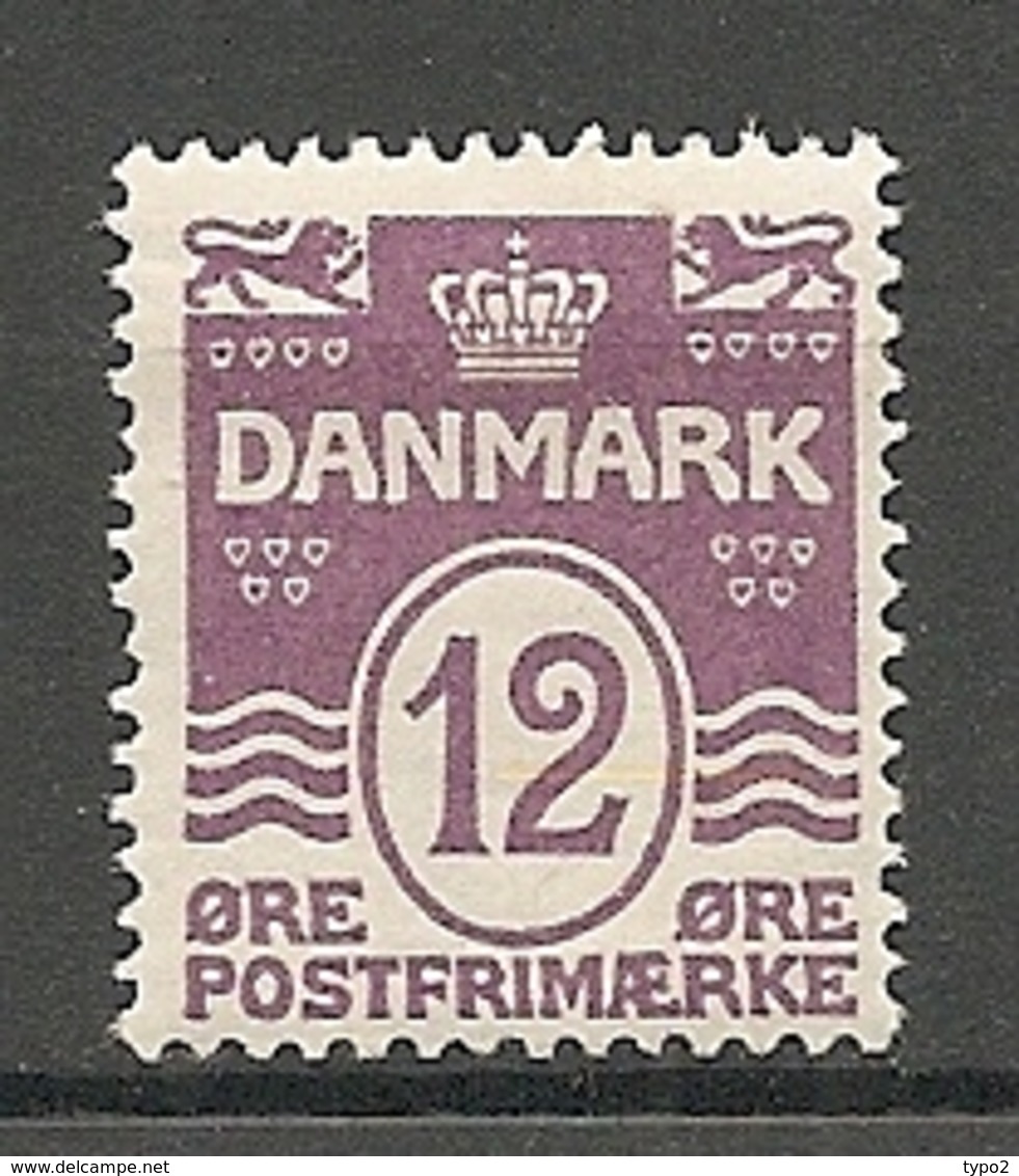 Yv. DK  N°  136  *  12o  Violet   Cote  18,5 Euro TBE  2 Scans - Ungebraucht