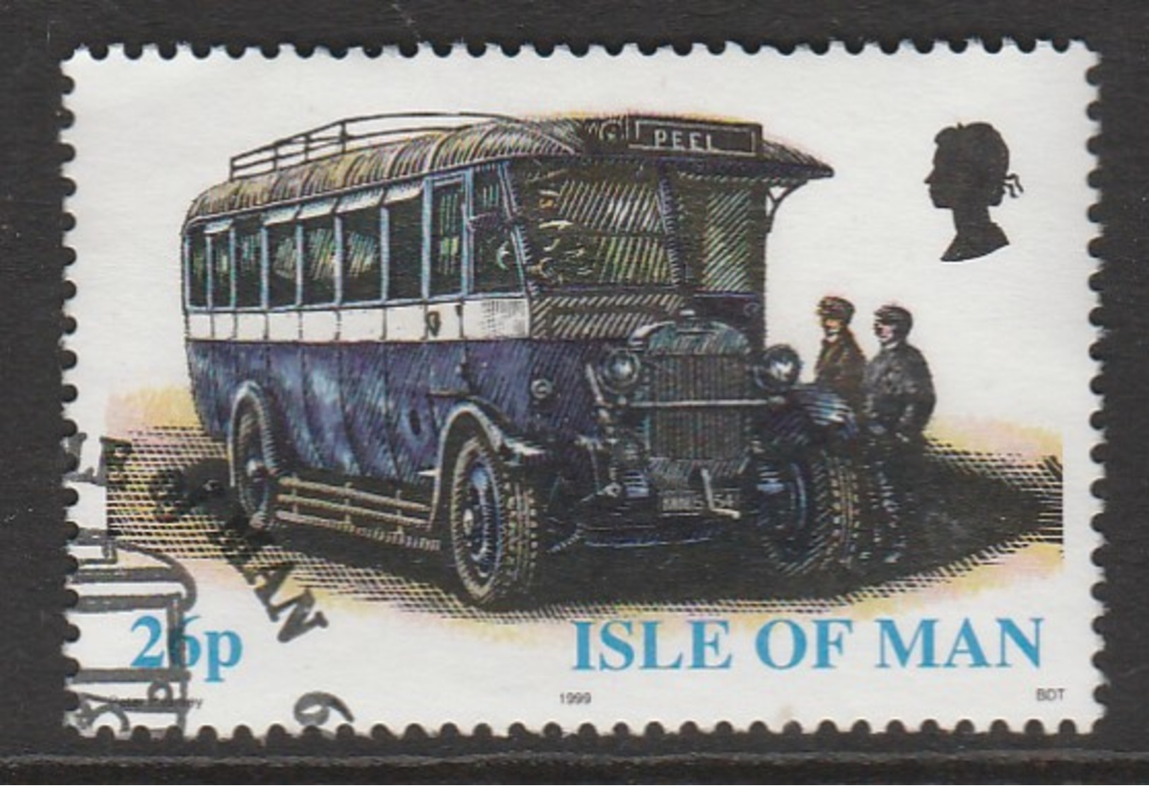 Isle Of Man 1999 Buses 26 P Multicoloured SW 811 O Used - Isle Of Man