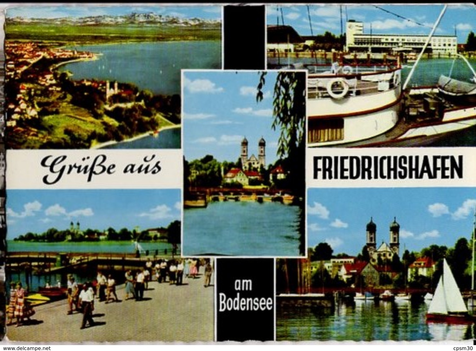 CP Allemagne - FRIEDRICHSHAFEN - Zweimal Mehrfache Ansichten - Zwei Postkarten - Friedrichshafen