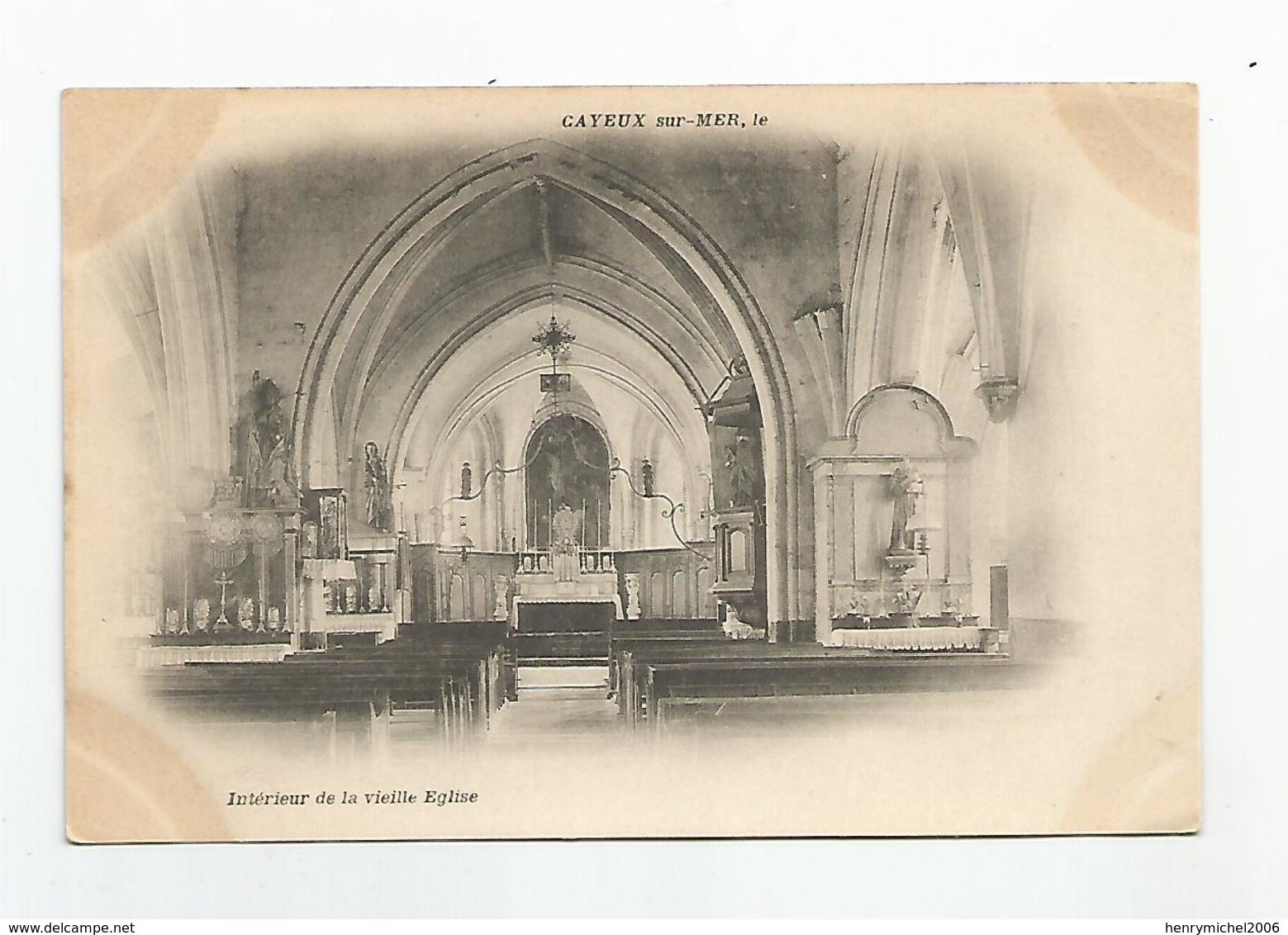 80 Somme - Cayeux Sur Mer Intérieur De La Vieille église - Cayeux Sur Mer
