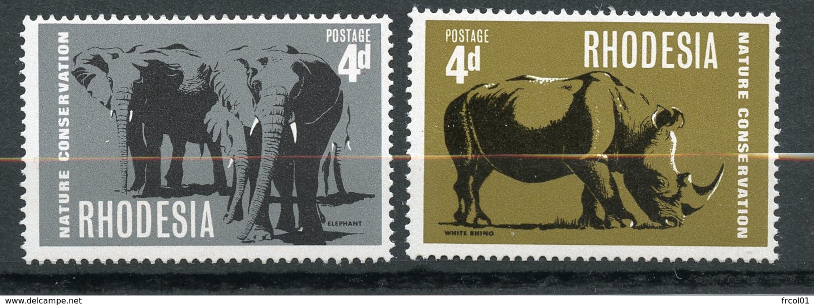 Rhodésie, Yvert 159&160, Scott 255&256, MNH - Rhodesien (1964-1980)