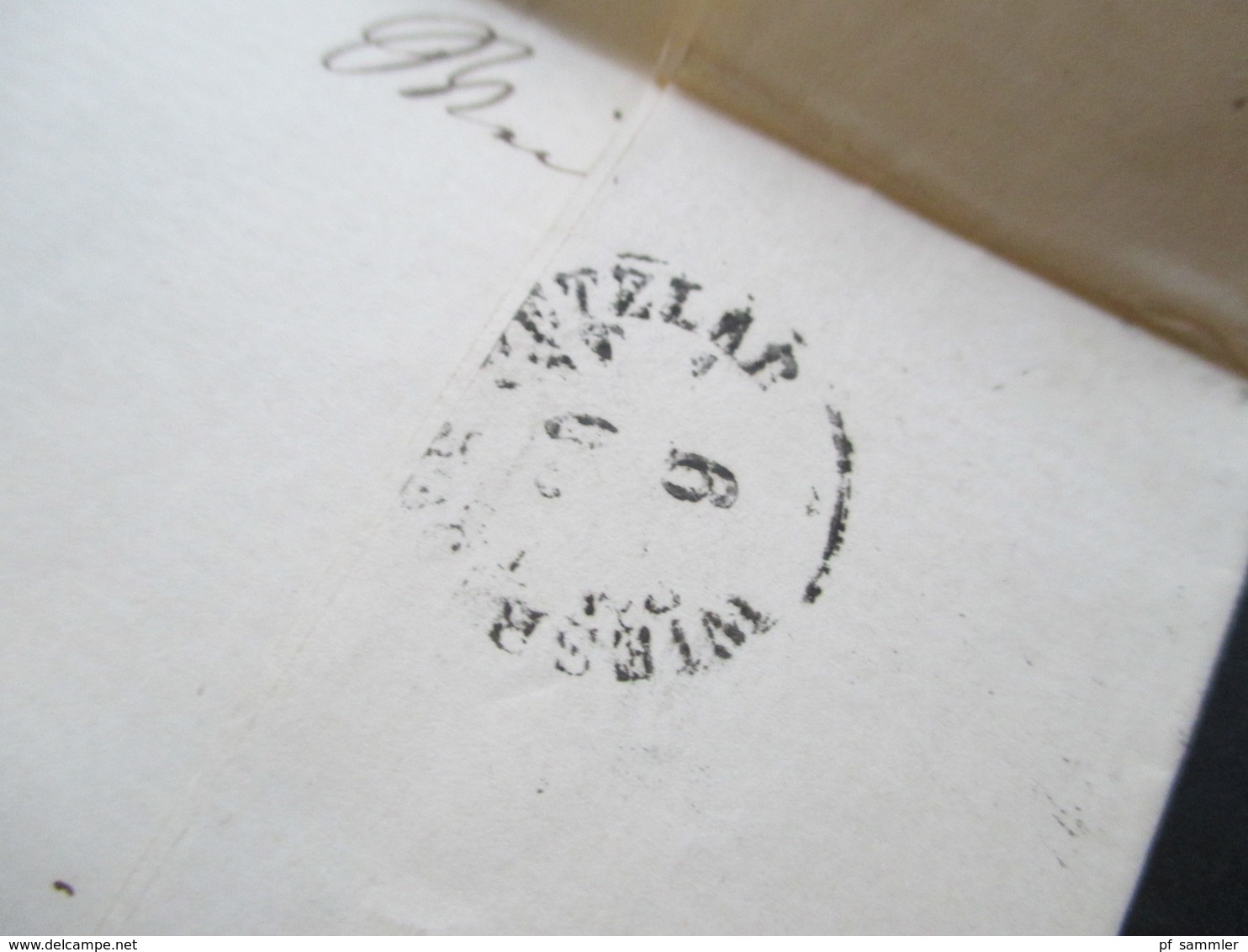 AD 1866 Thurn und Taxis Nr. 51 als waagerechtes Paar Nummnerstempel 172 und K1 Diez + 2 weitere Stempel!!