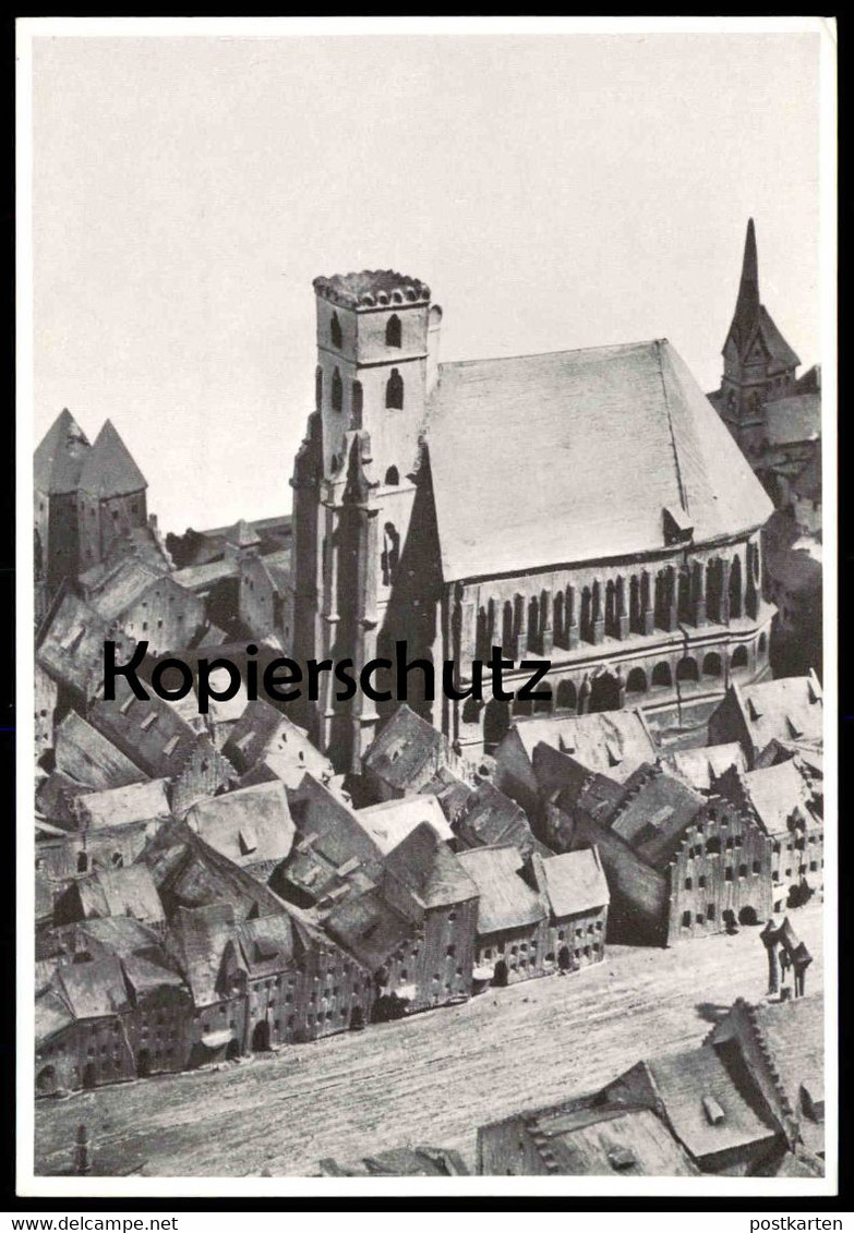 ALTE POSTKARTE STRAUBING STADTMODELL JACOB SANDTNER Modell Erlös Bruderschaft Salem Model Cpa Postcard AK Ansichtskarte - Straubing