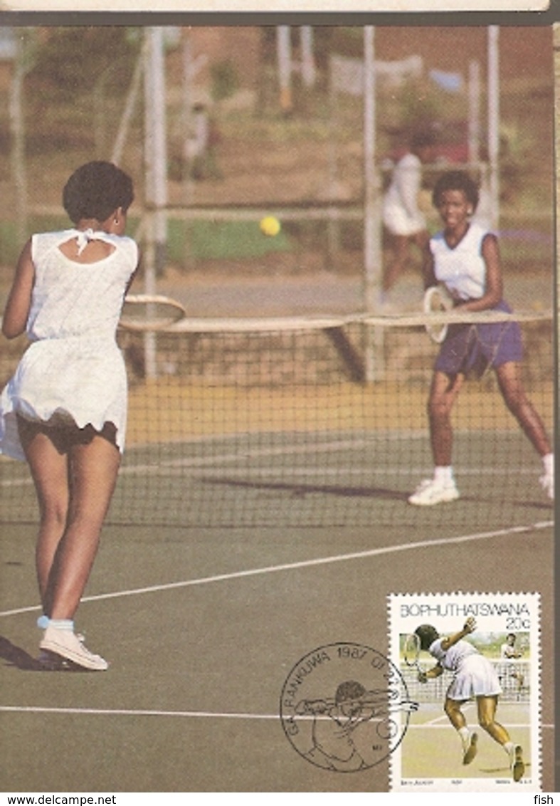 Bophuthatswana & Maxi, Tennis, Sport, Ga-Rankuwa 1987 (182) - Botswana