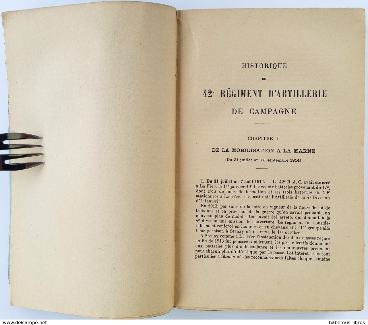 Historique Du 42e Régiment D'artillerie De Campagne / Collectif. - Nancy : Berger-Levrault, 1919 - Guerre 1914-18