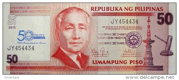 PHILIPPINES P. 215 50 P 2013 UNC - Philippines