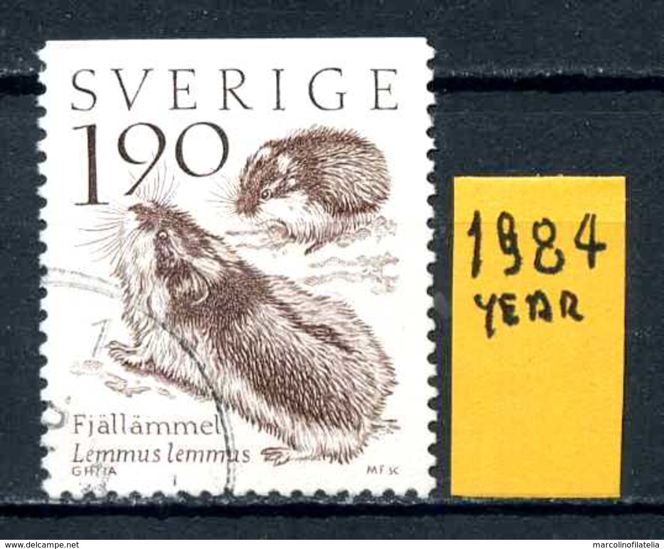 SVEZIA - SVERIGE - Year 1984 - Usato - Used - Utilisè - Gebraucht.- - Usati