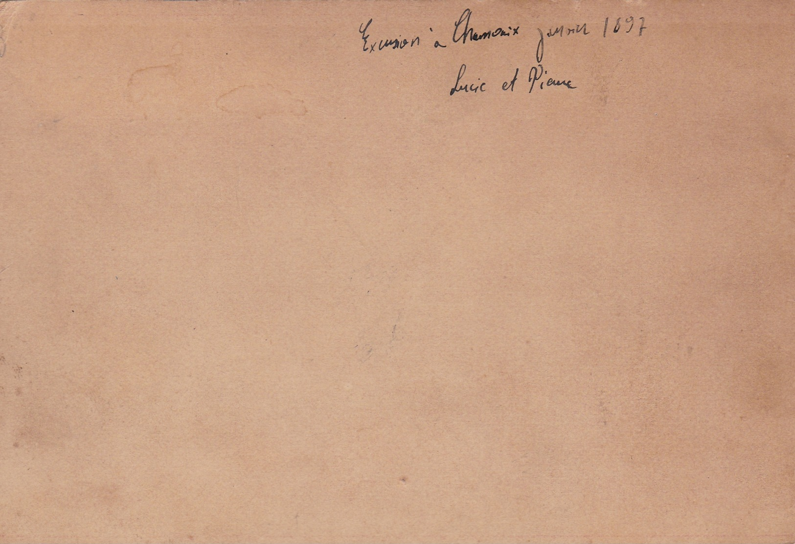 Photo Sur Carton  15,5 Cm. X 10,7 Cm.  -  CHAMONIX.  -  Excursion  En Janvier 1897 - Chamonix-Mont-Blanc