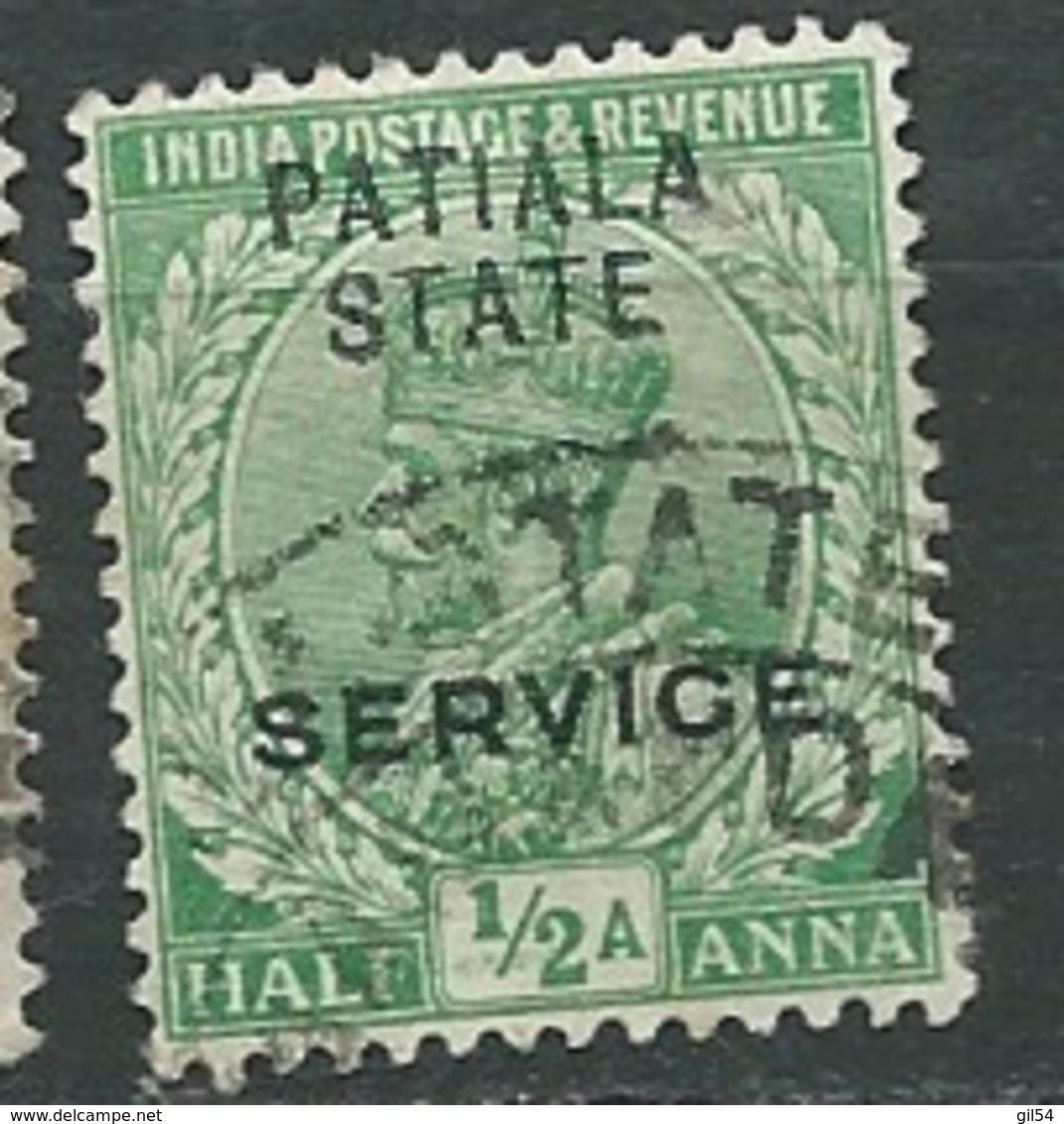 Patiala  -  Service  -  Yvert N° 29  Oblitéré     -  Abc 29624 - Patiala