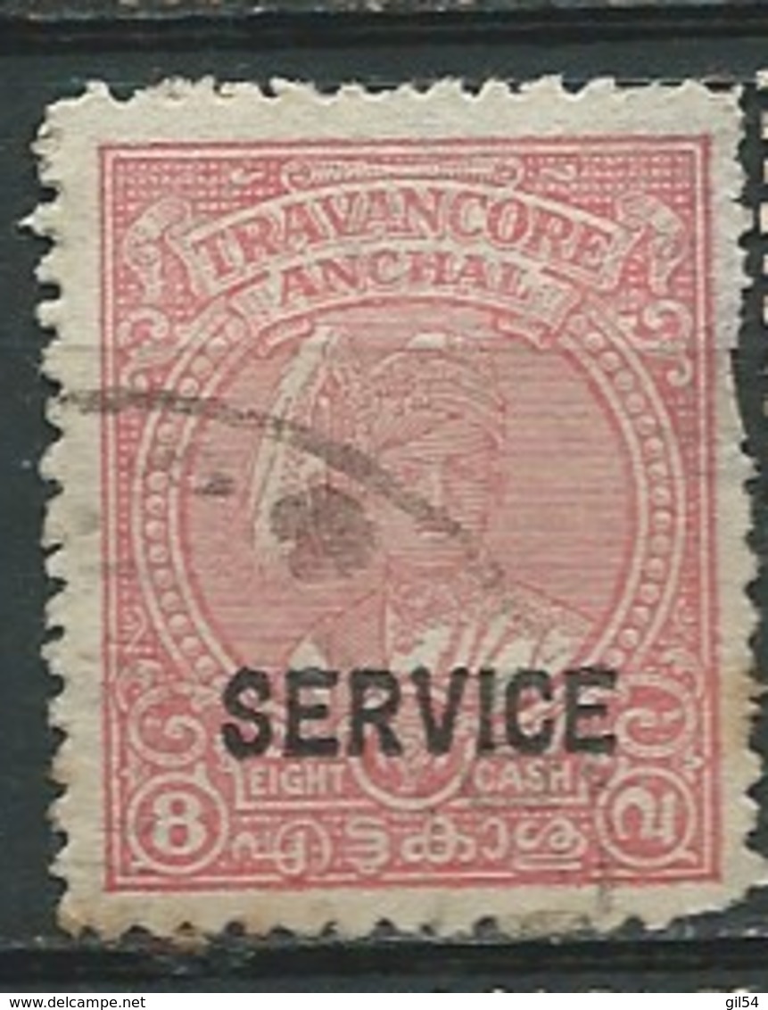 Travancore  - Service  -  Yvert N° 45 Oblitéré    -  Abc 29636 - Travancore